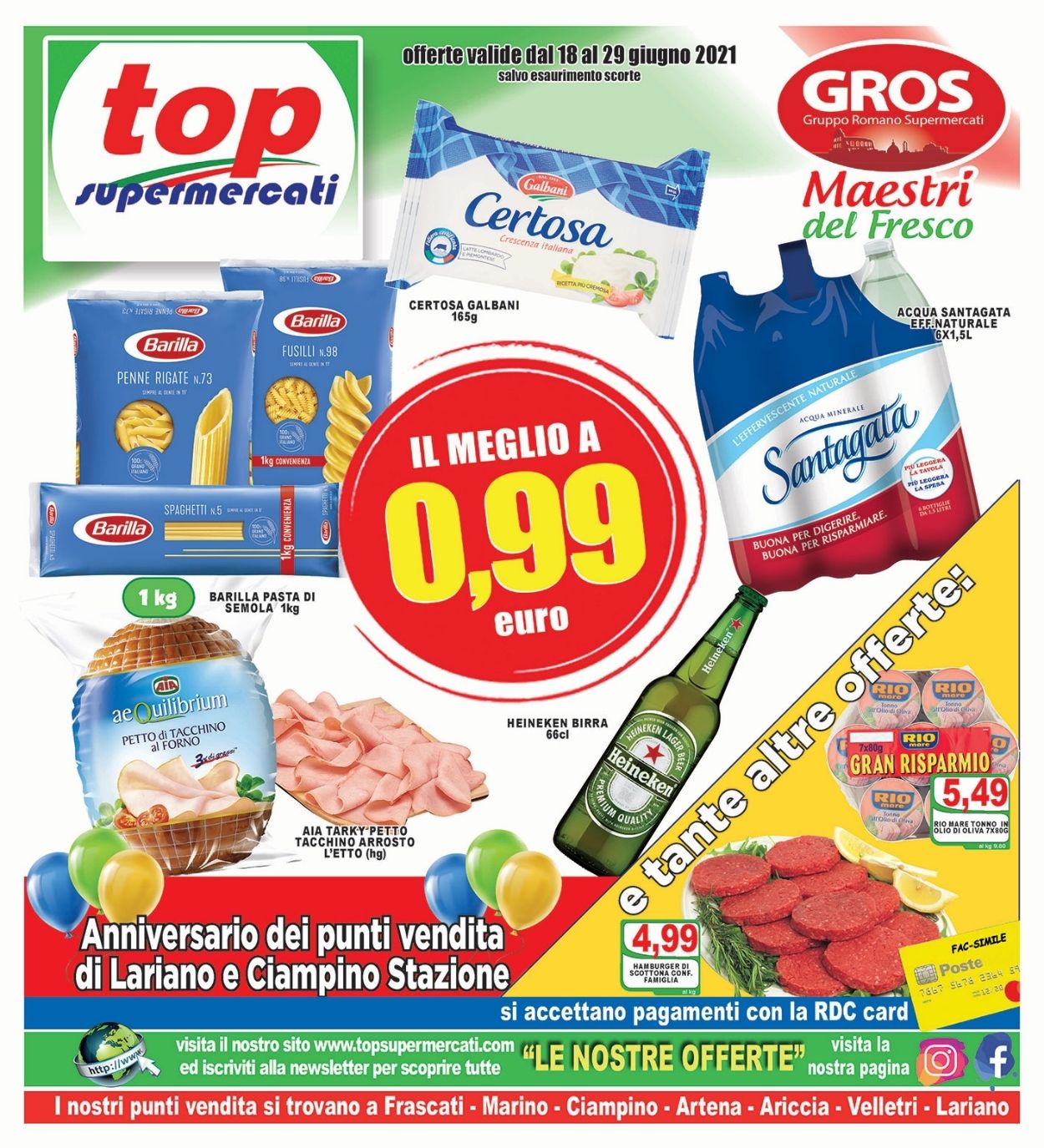 Volantino Top Supermercati - Offerte 18/06-29/06/2021