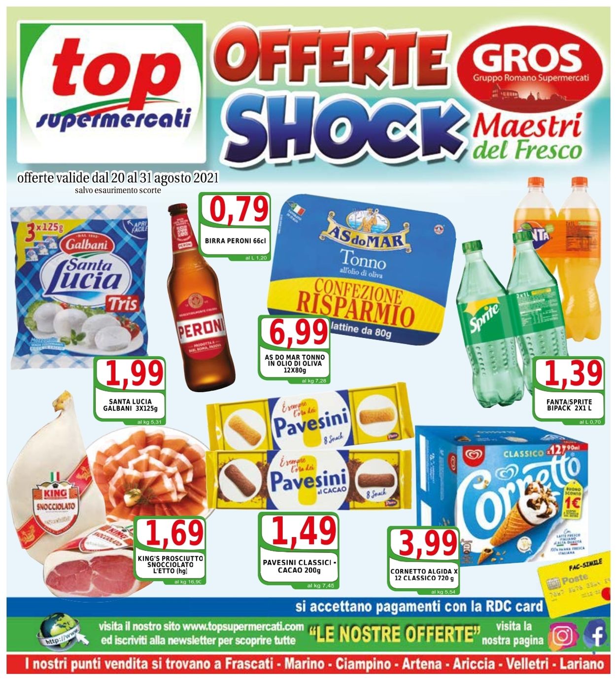 Volantino Top Supermercati - Offerte 20/08-31/08/2021
