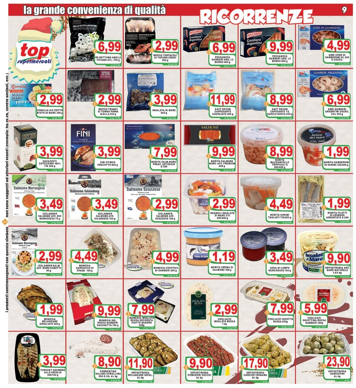 Volantino Top Supermercati - Natale 2021 - Offerte 03/12-12/12/2021 (Pagina 9)