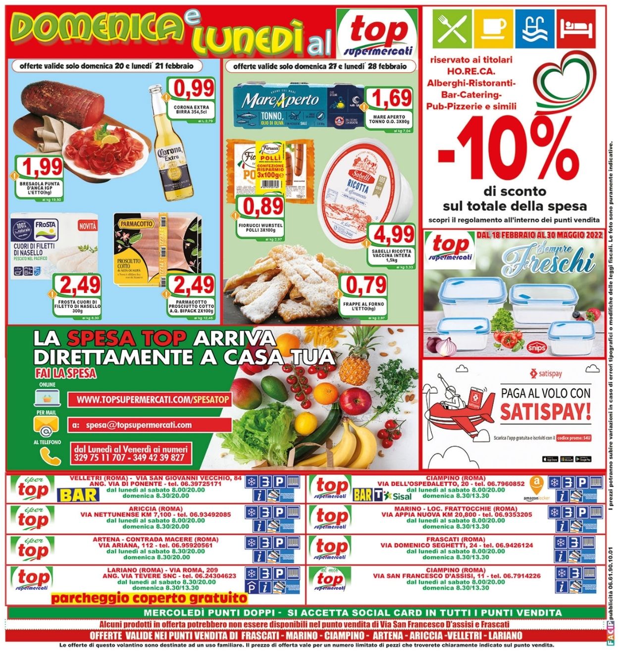 Volantino Top Supermercati - Offerte 18/02-01/03/2022 (Pagina 16)