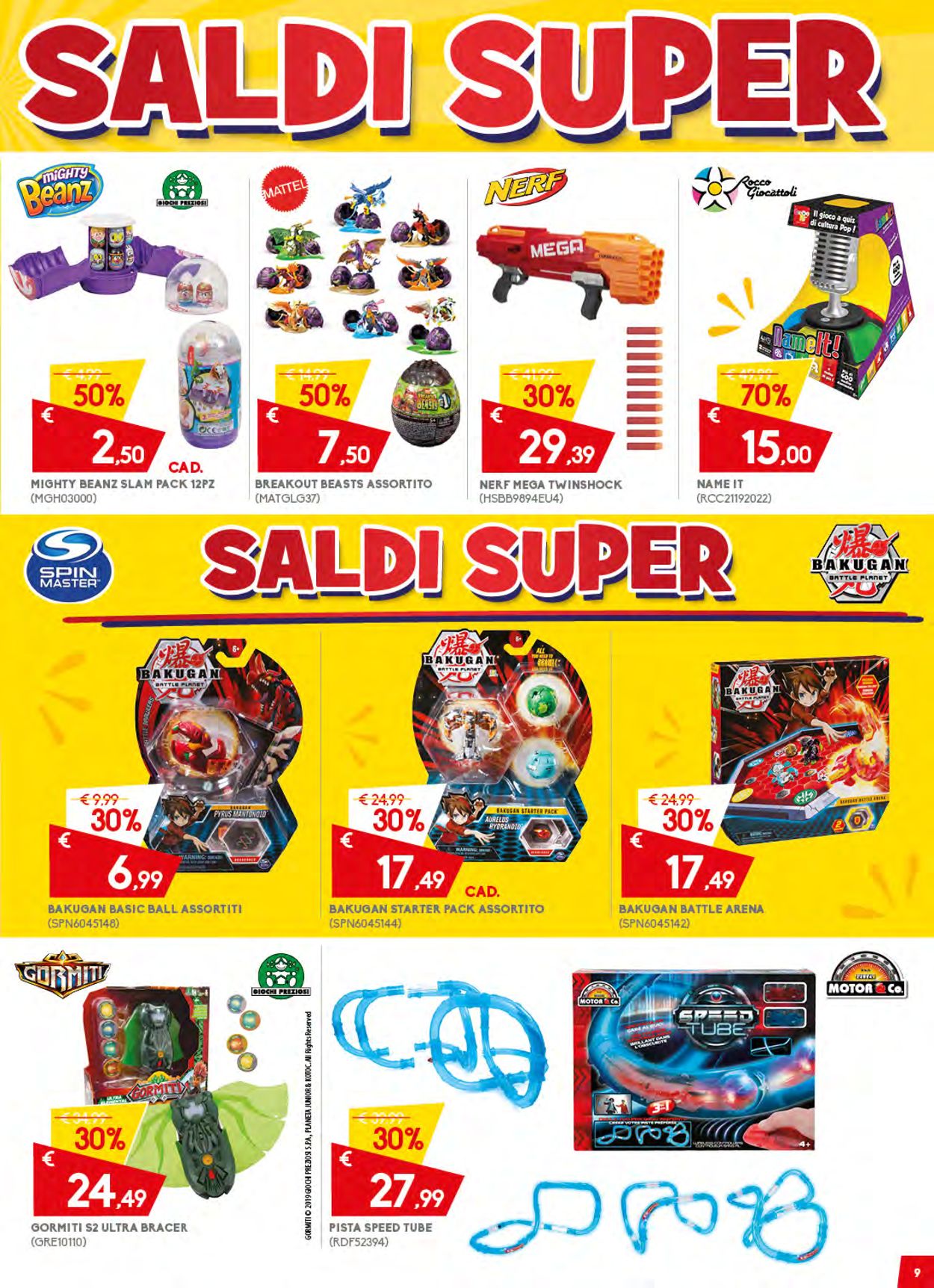 Volantino Toys Center - Offerte 01/08-30/08/2020 (Pagina 9)