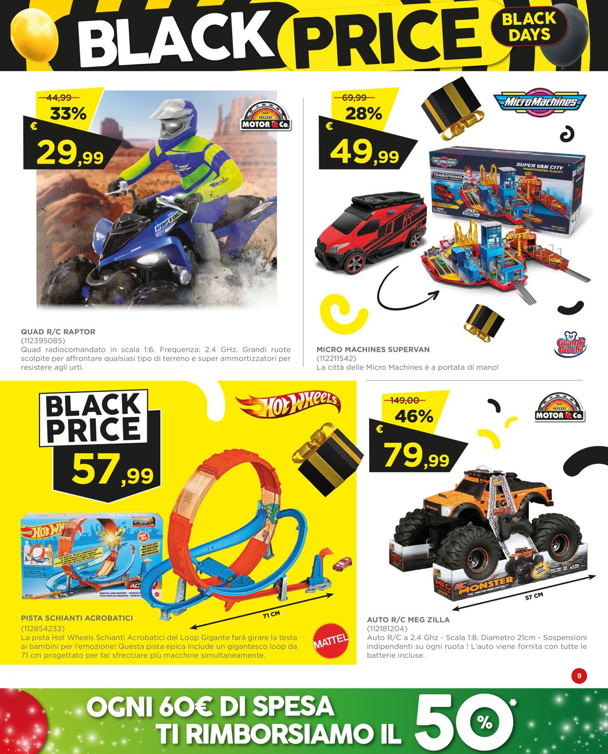 Volantino Toys Center - BLACK FRIDAY 2021 - Offerte 23/11-05/12/2021 (Pagina 9)