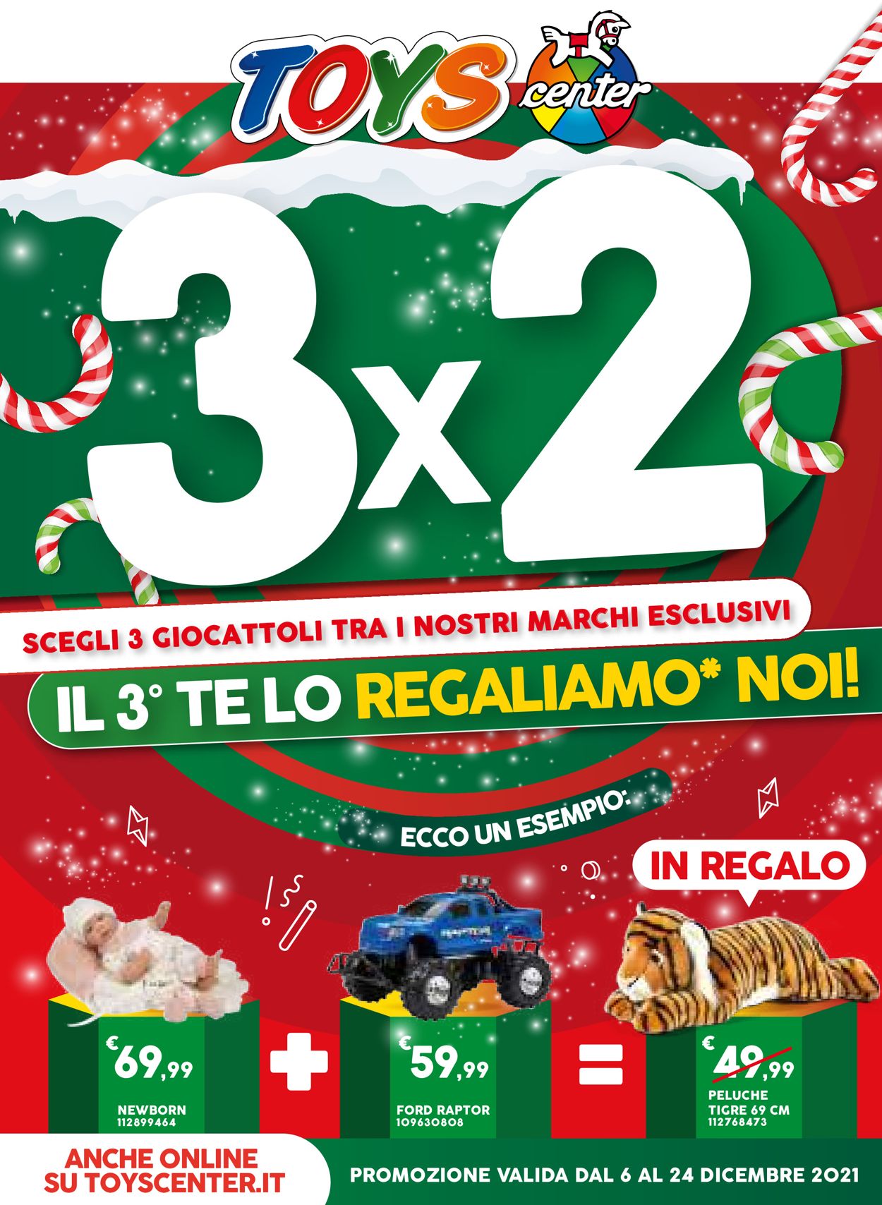 Volantino Toys Center - Natale 2021 - Offerte 06/12-24/12/2021