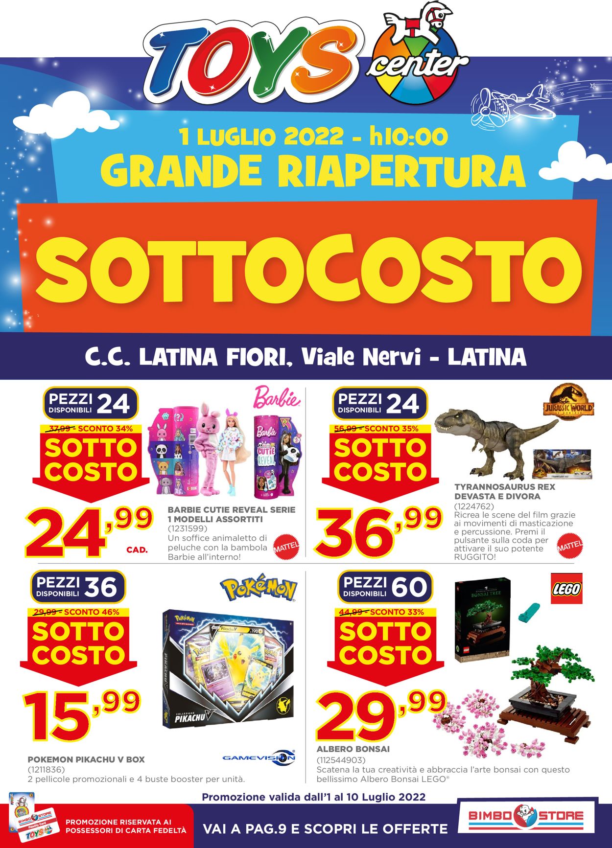 Volantino Toys Center - Offerte 01/07-10/07/2022
