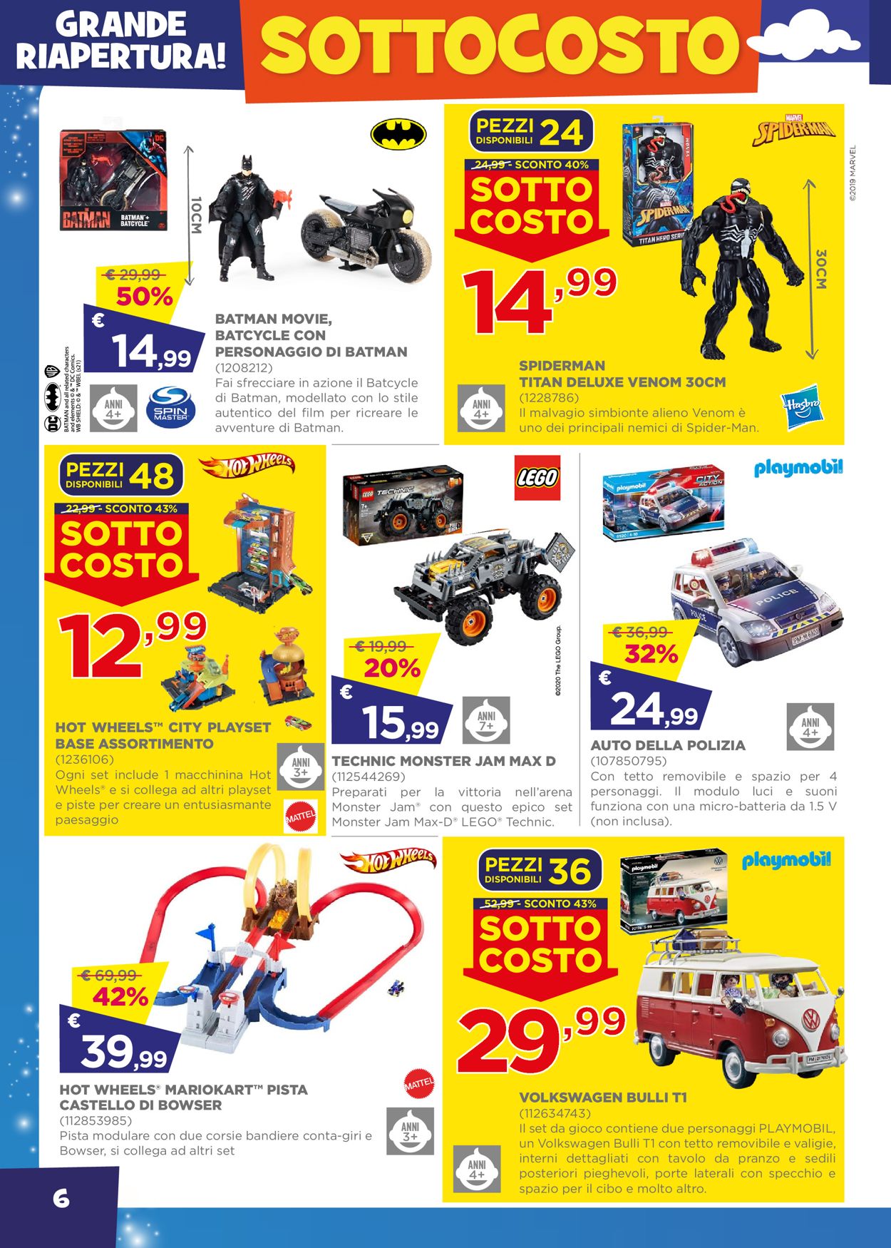 Volantino Toys Center - Offerte 01/07-10/07/2022 (Pagina 6)
