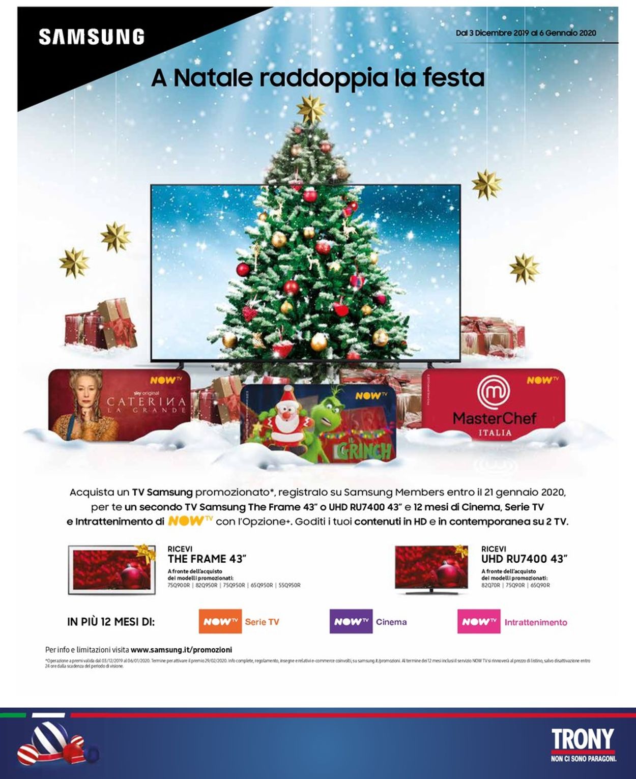 Volantino Il volantino natalizio di Trony - Offerte 02/12-24/12/2019 (Pagina 17)