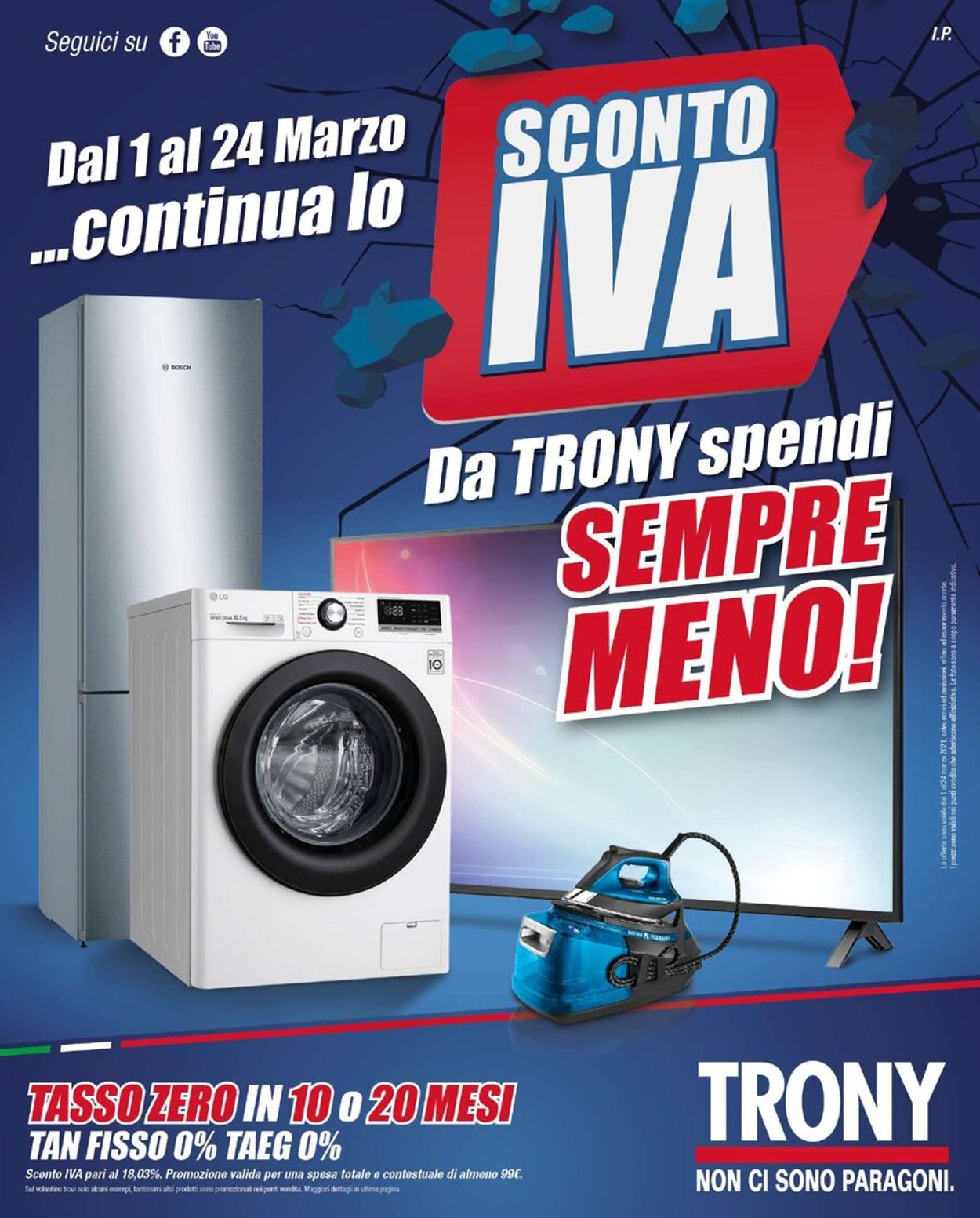 Volantino Trony - Offerte 01/03-24/03/2021
