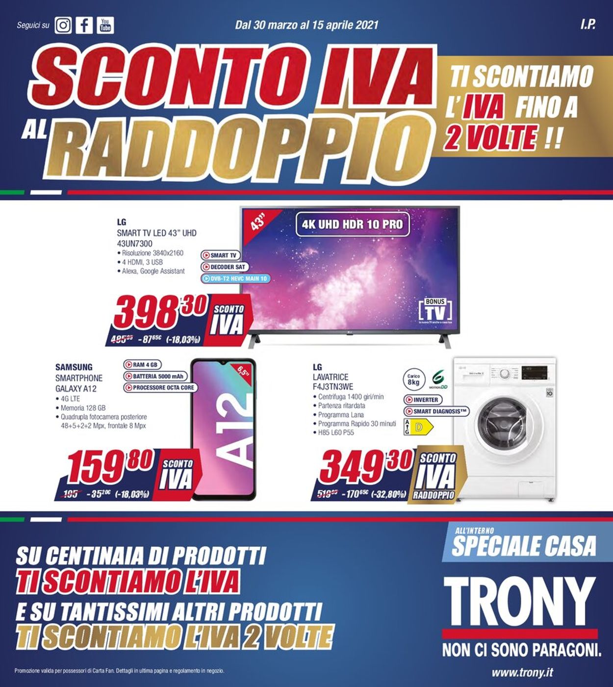 Volantino Trony - Offerte 30/03-15/04/2021 (Pagina 2)
