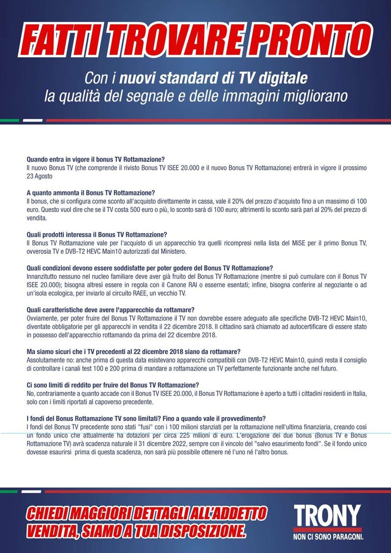 Volantino Trony - Offerte 20/10-29/10/2021 (Pagina 22)