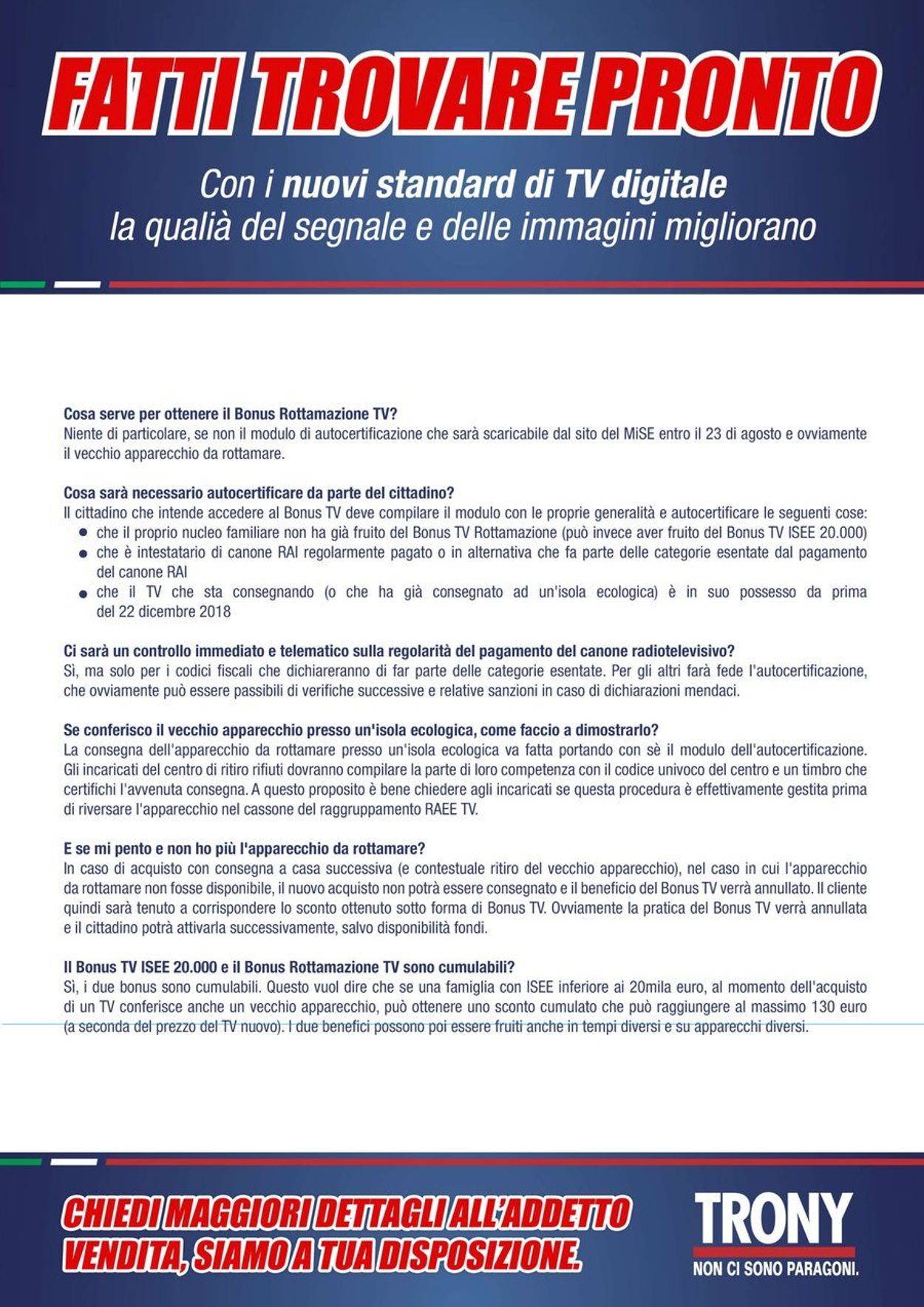 Volantino Trony - Offerte 20/10-29/10/2021 (Pagina 23)