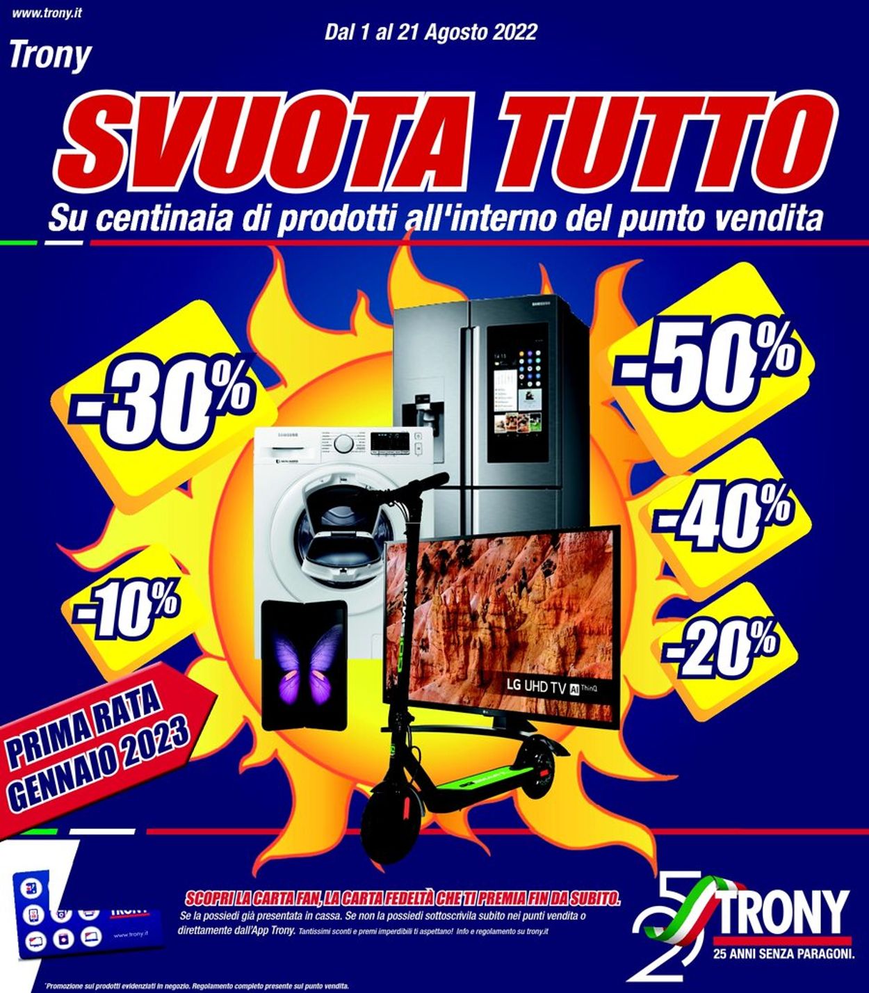 Volantino Trony - Offerte 01/08-21/08/2022