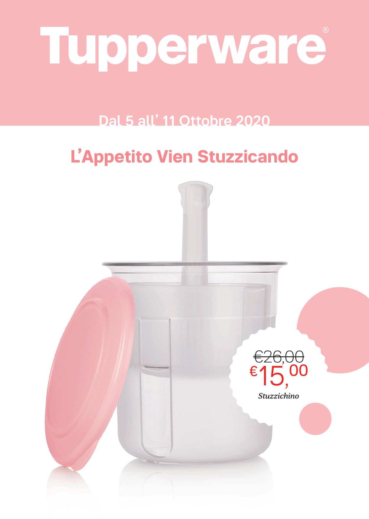 Volantino Tupperware - Offerte 05/10-11/10/2020