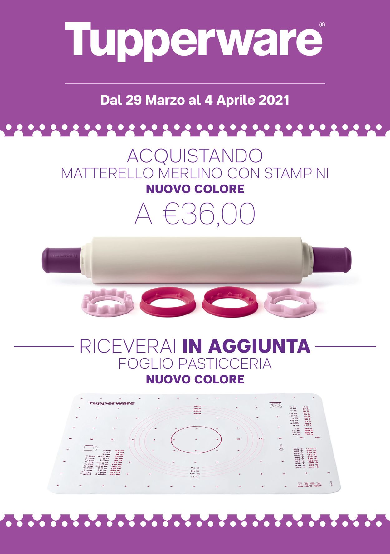 Volantino Tupperware - Offerte 29/03-04/04/2021