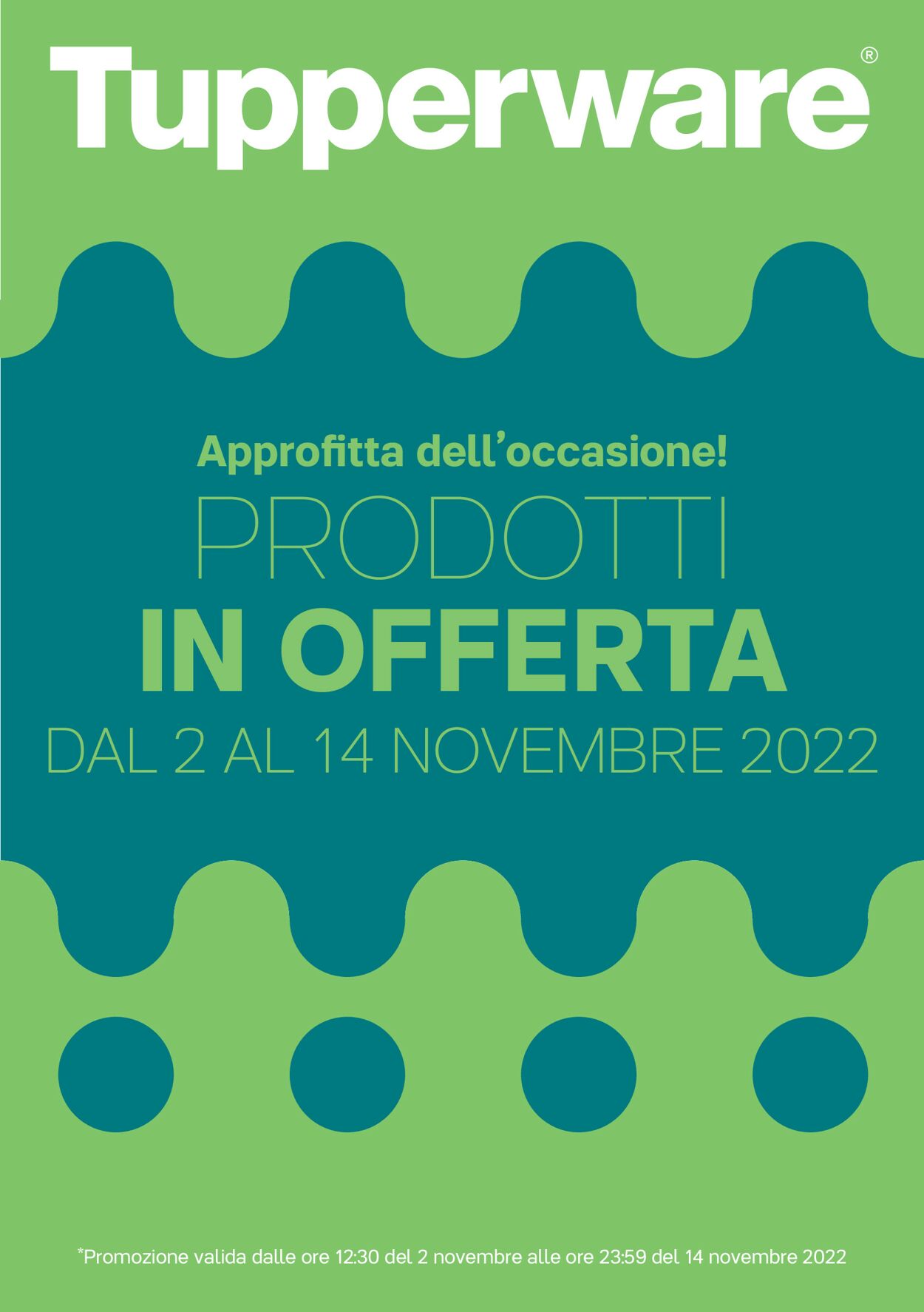 Volantino Tupperware - Offerte 02/11-14/11/2022