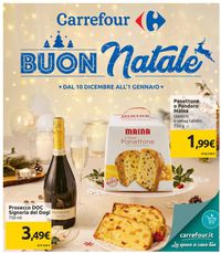 Il volantino natalizio di Carrefour