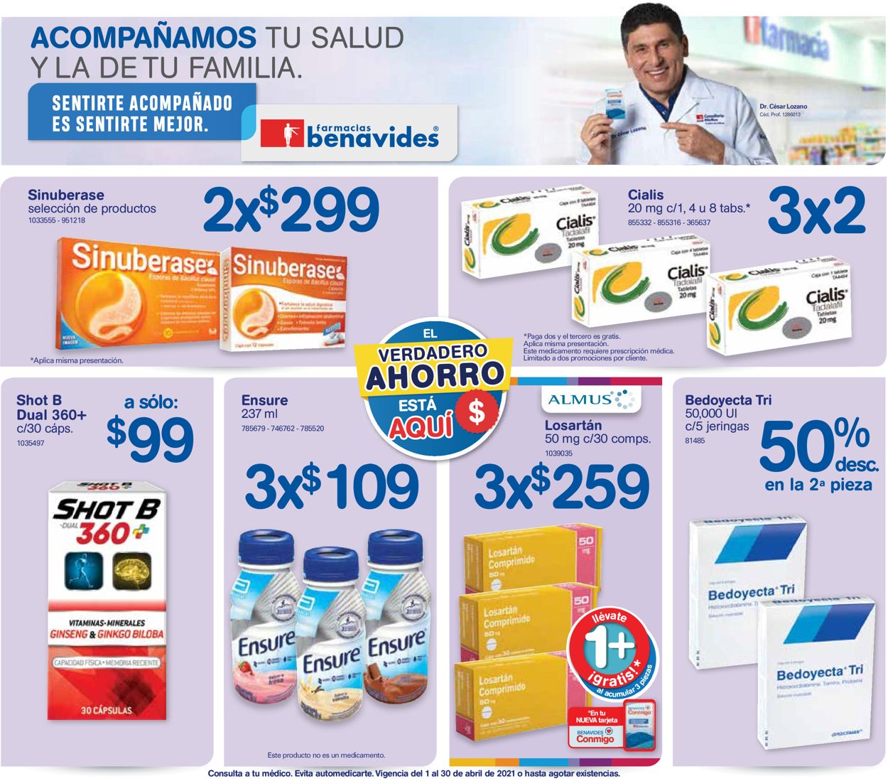 Farmacias Benavides Folleto - 01.04-30.04.2021