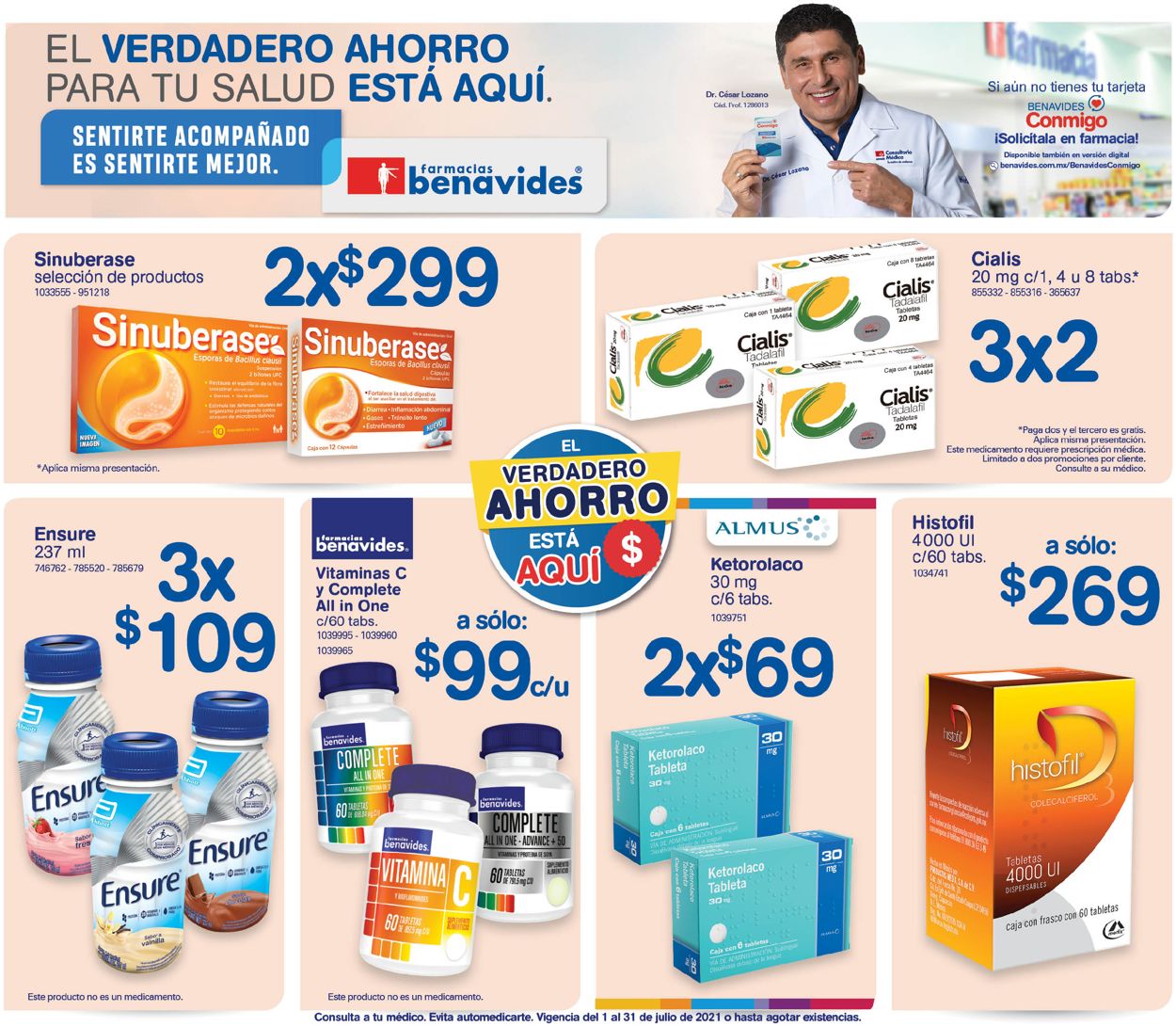 Farmacias Benavides Folleto - 01.07-31.07.2021