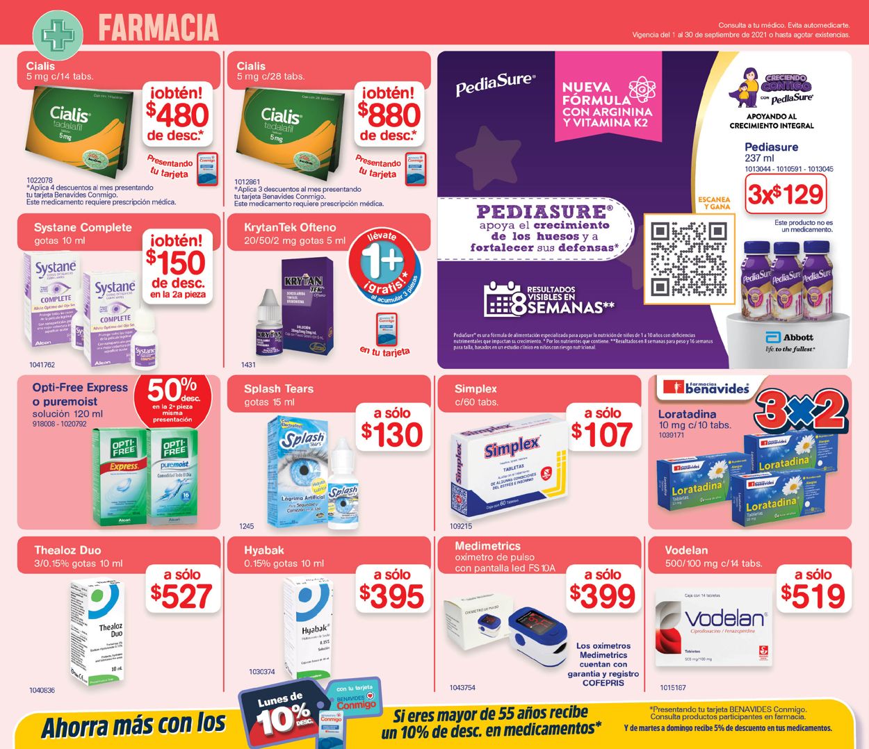 Farmacias Benavides Folleto - 01.09-30.09.2021 (Página 10)