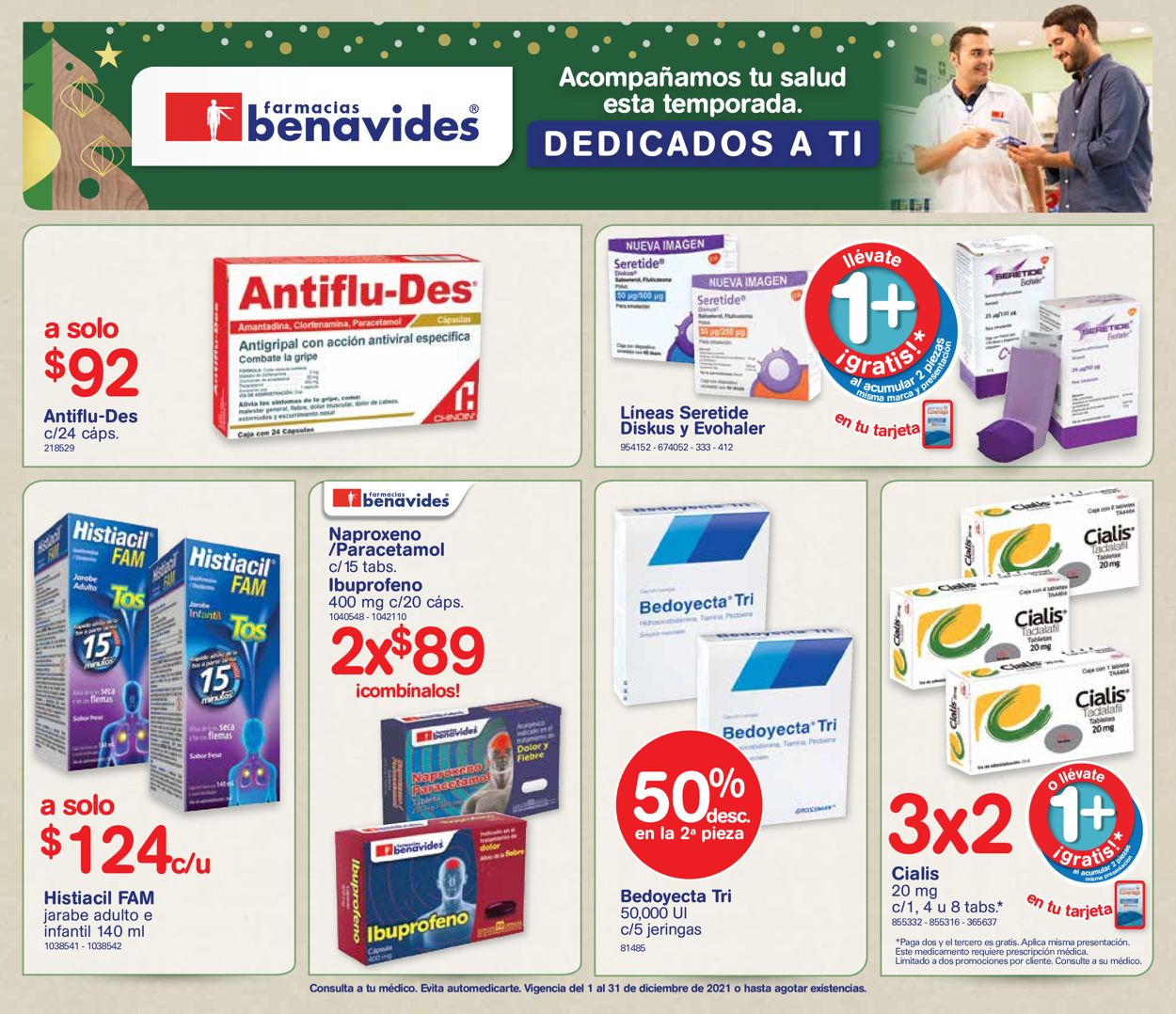 Farmacias Benavides Folleto - 01.12-31.12.2021