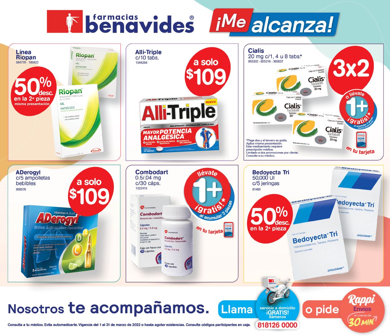 Farmacias Benavides Folleto - 01.03-31.03.2022
