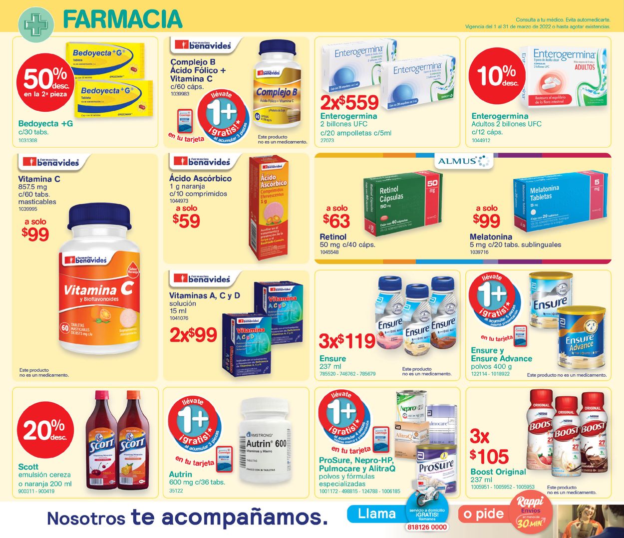 Farmacias Benavides Folleto - 01.03-31.03.2022 (Página 8)