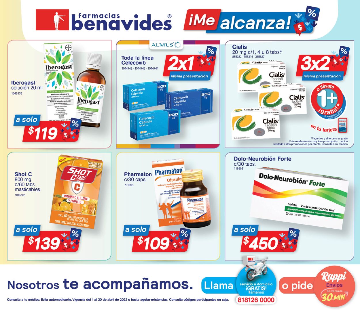 Farmacias Benavides Folleto - 01.04-30.04.2022