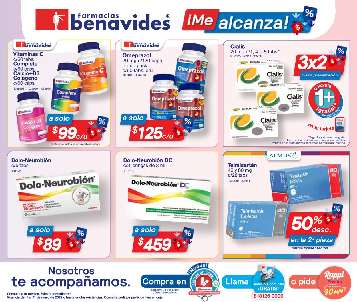Farmacias Benavides Folleto - 01.05-31.05.2022
