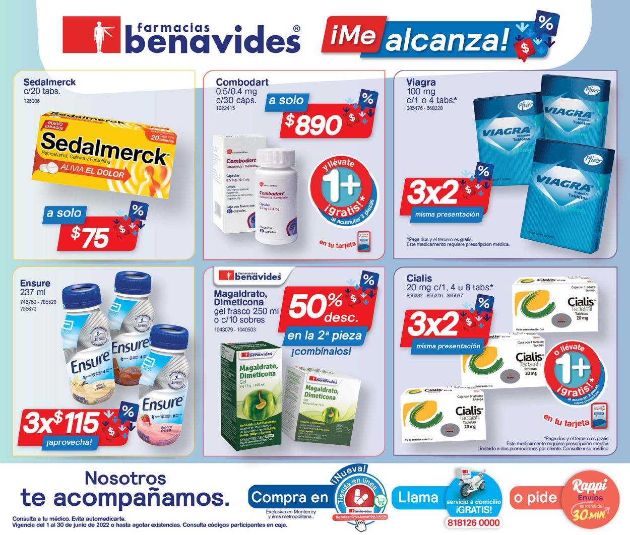 Farmacias Benavides Folleto - 01.06-30.06.2022