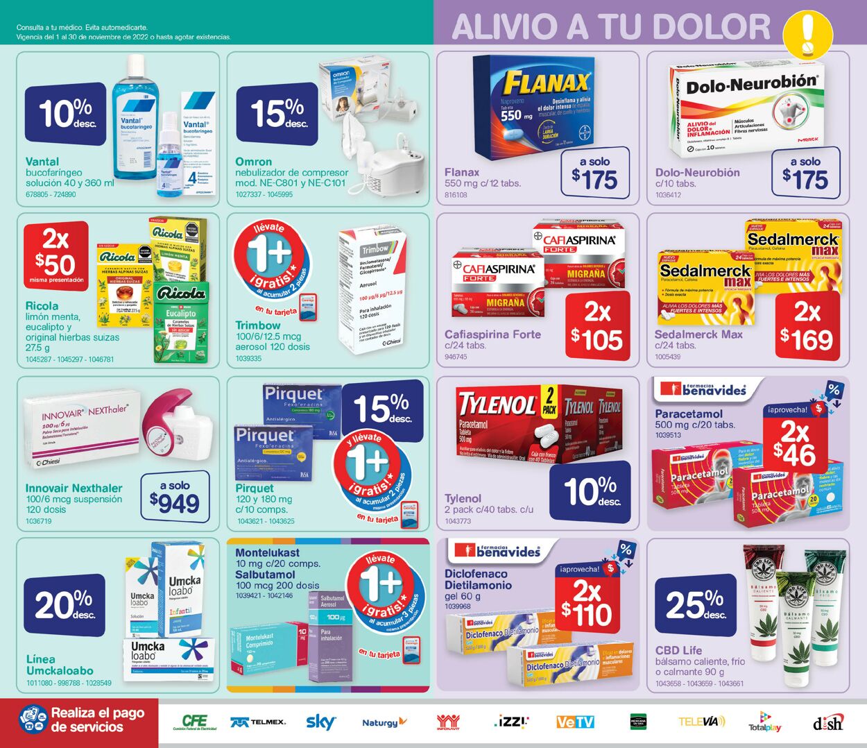 Farmacias Benavides Folleto - 01.11-09.11.2022 (Página 3)