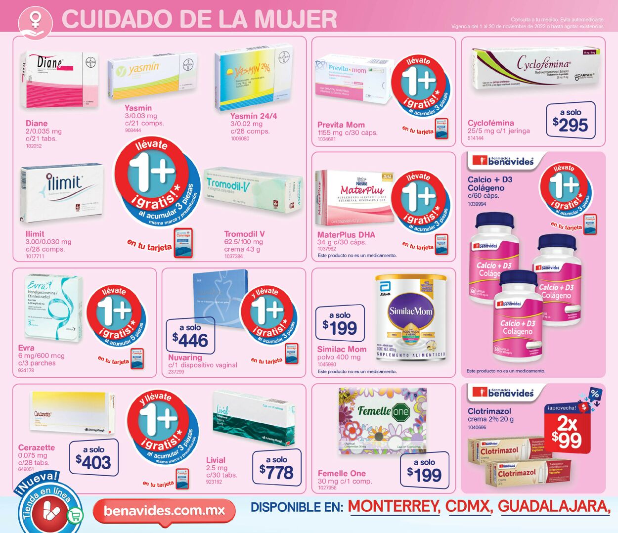 Farmacias Benavides Folleto - 01.11-09.11.2022 (Página 10)