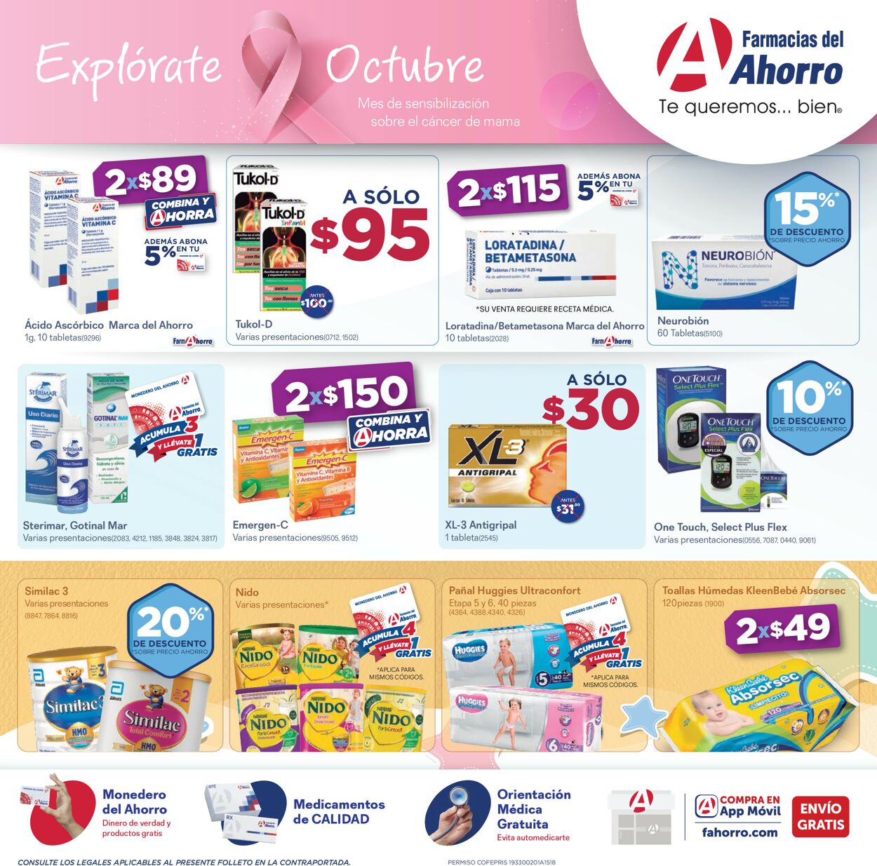 Farmacias del Ahorro Folleto - 01.10-31.10.2022
