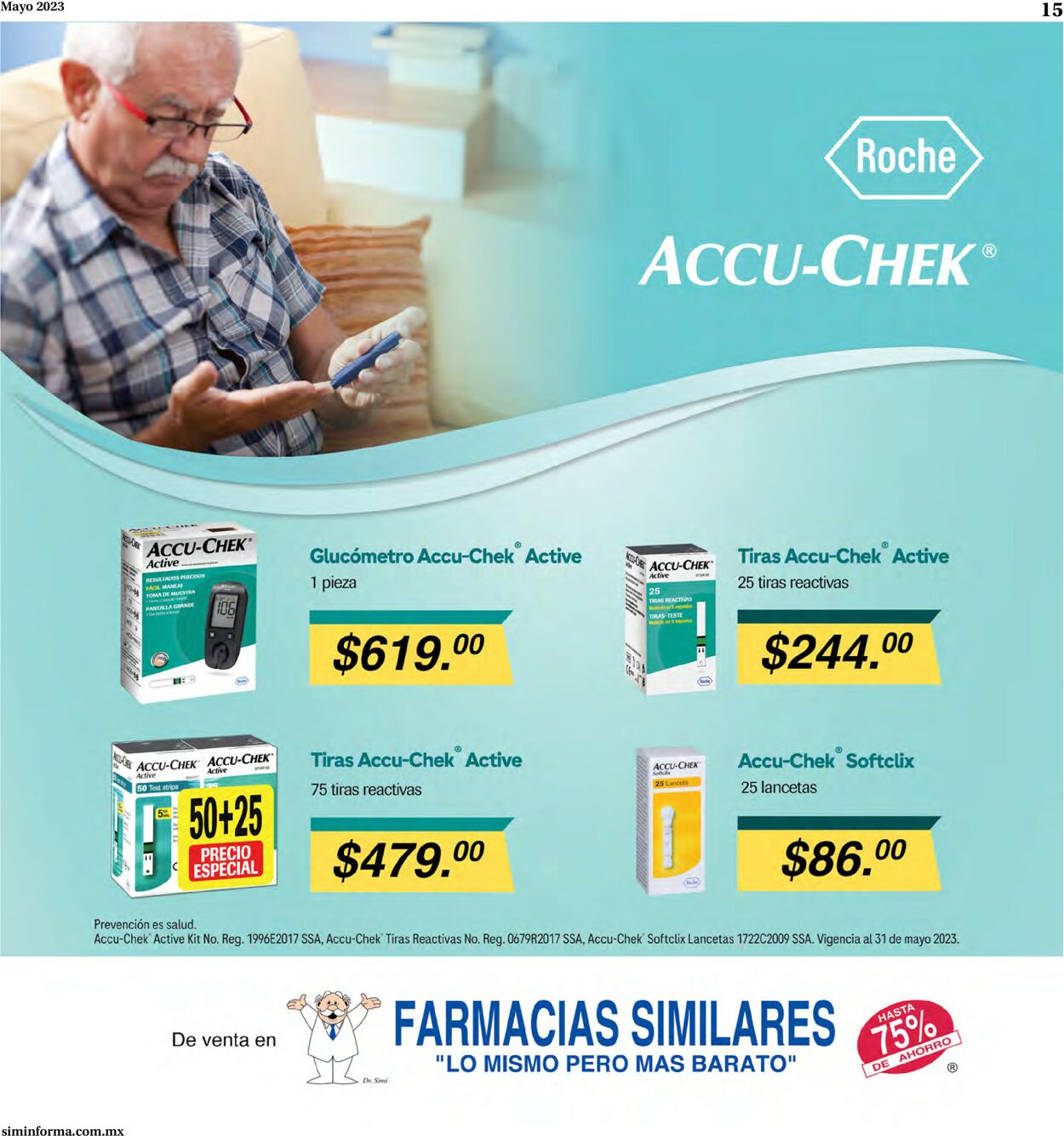 Farmacias Similares Folleto - 01.05-31.05.2023 (Página 15)