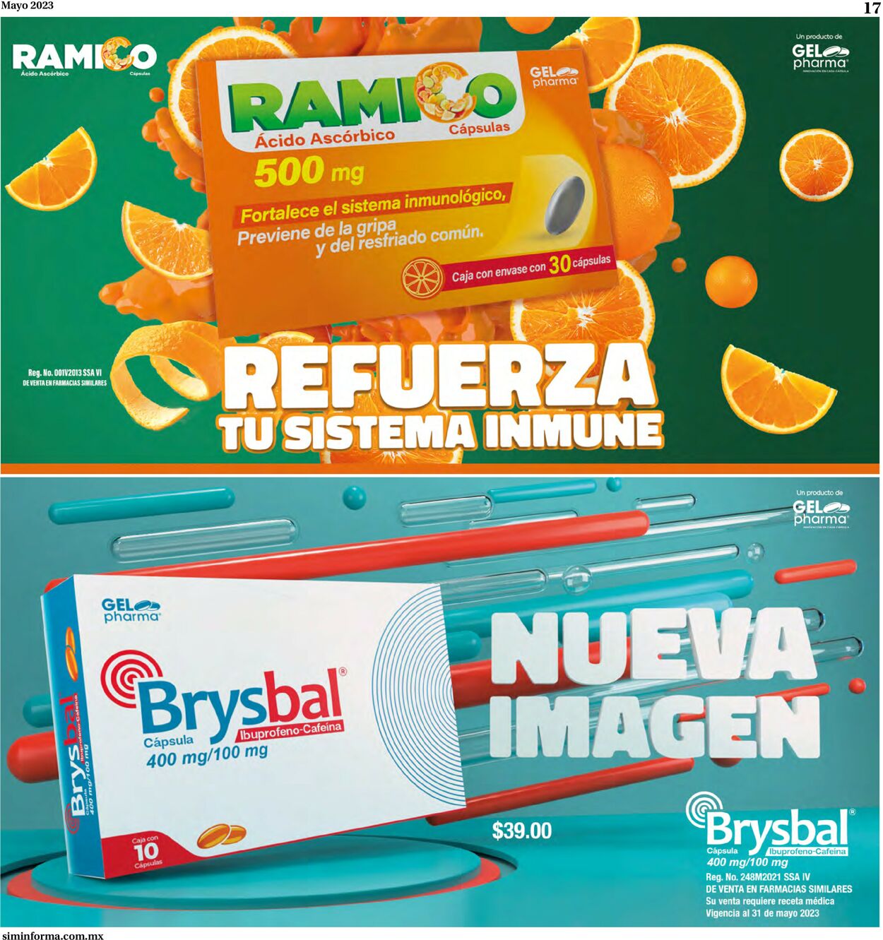 Farmacias Similares Folleto - 01.05-31.05.2023 (Página 17)