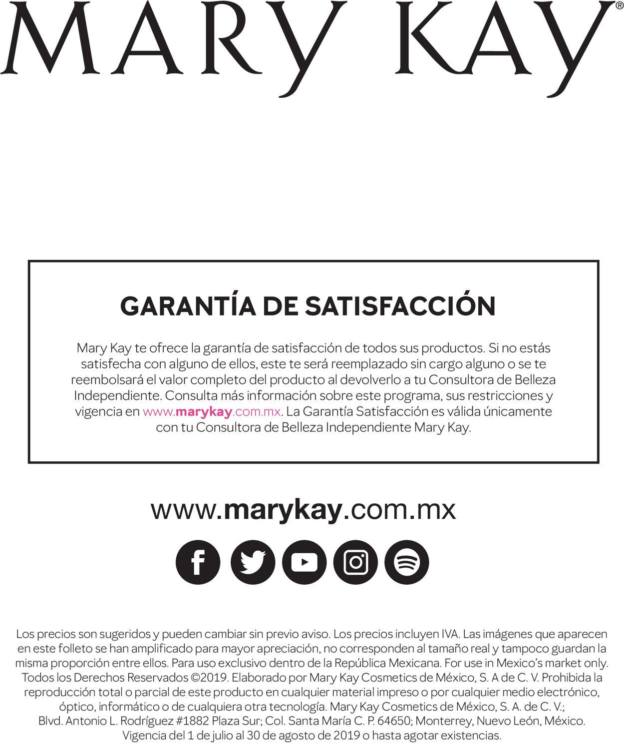 Mary Kay Folleto - 01.07-31.08.2019 (Página 20)