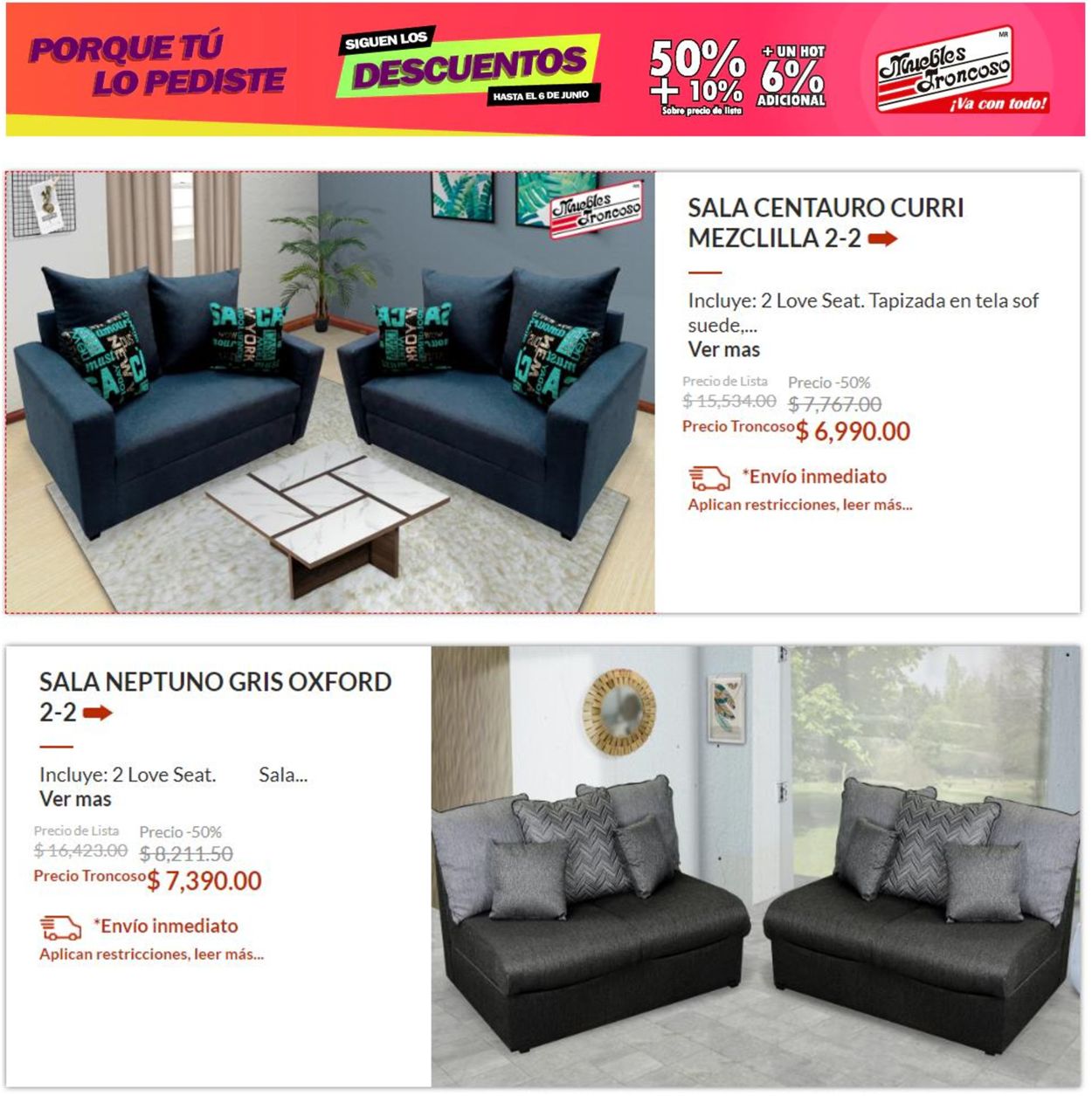 Muebles Troncoso Folleto - 03.06-06.06.2022 (Página 8)