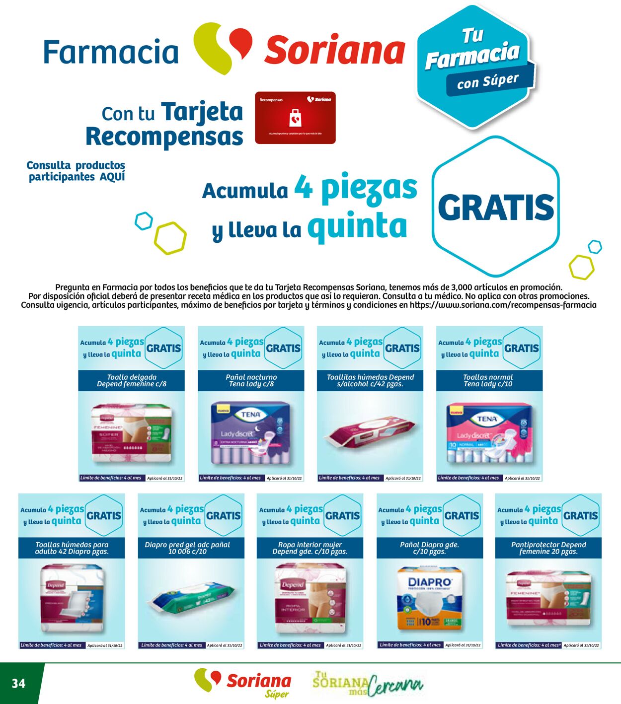 Soriana Folleto - 01.10-31.10.2022 (Página 34)