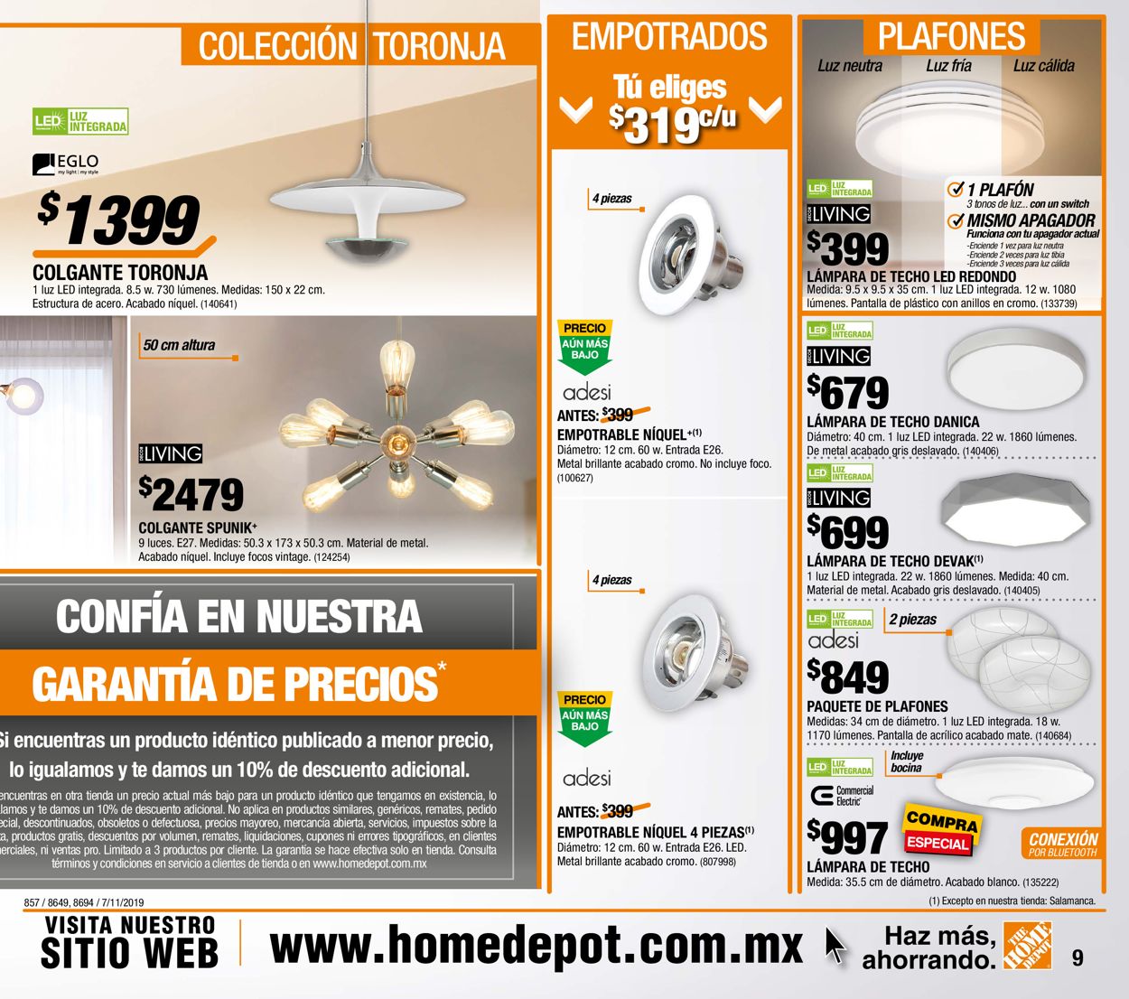 The Home Depot Catálogo Navideño 19/20 Folleto - 07.11-27.11.2019 (Página 9)