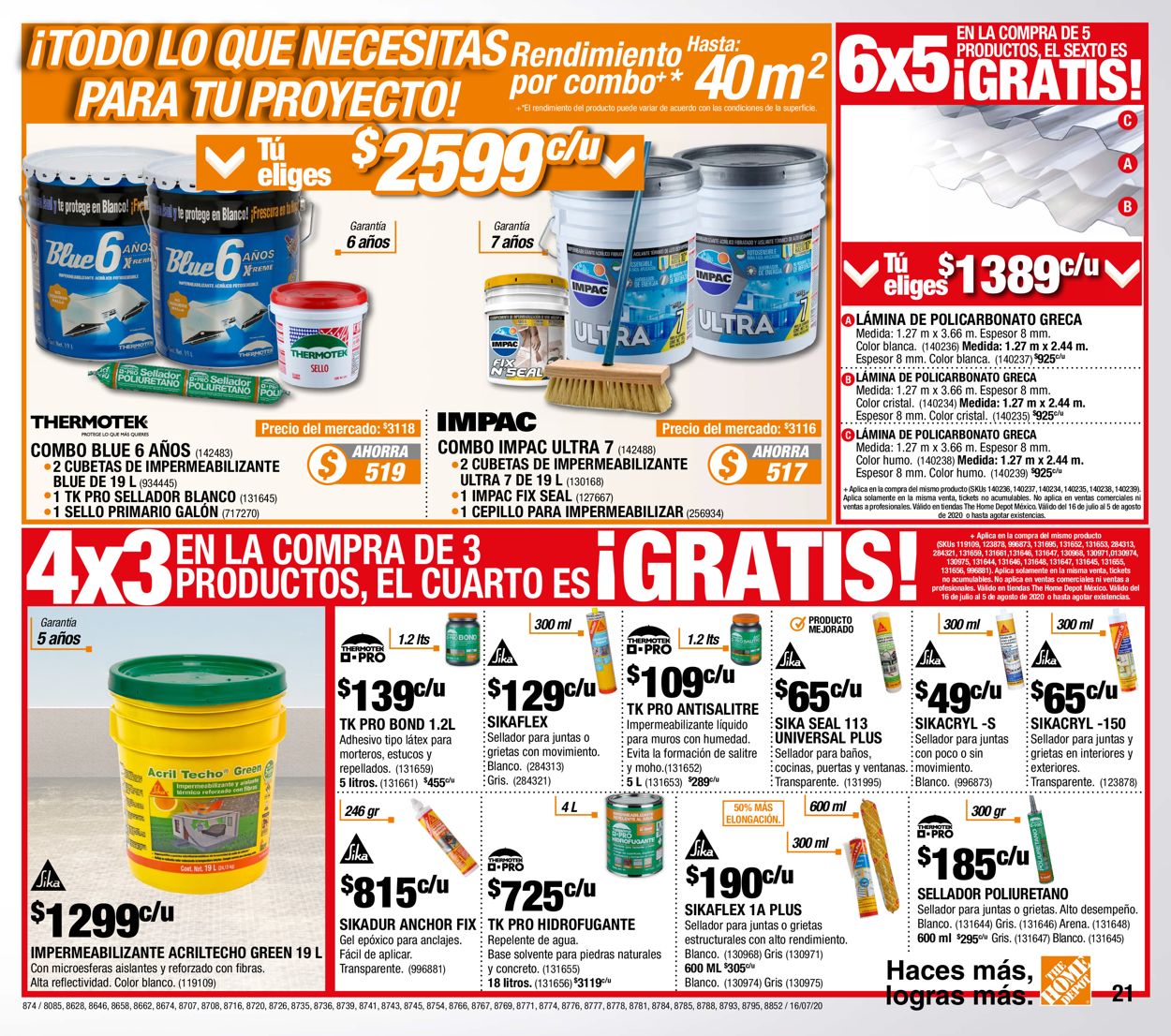 The Home Depot Folleto - 16.07-05.08.2020 (Página 21)