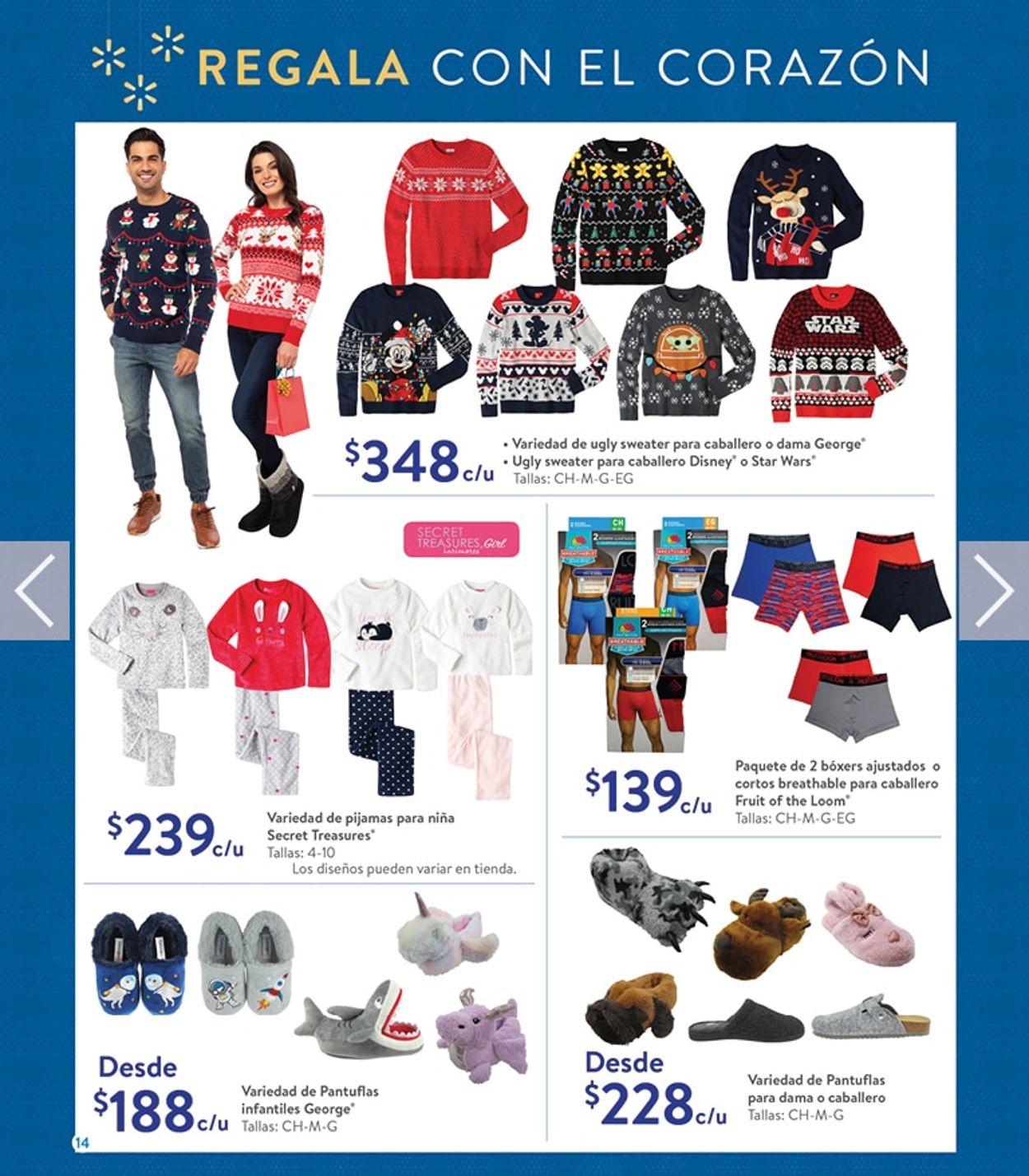 Walmart navidad navidades festividades navideño Natividad 2021 Folleto - 22.11-16.12.2021 (Página 14)