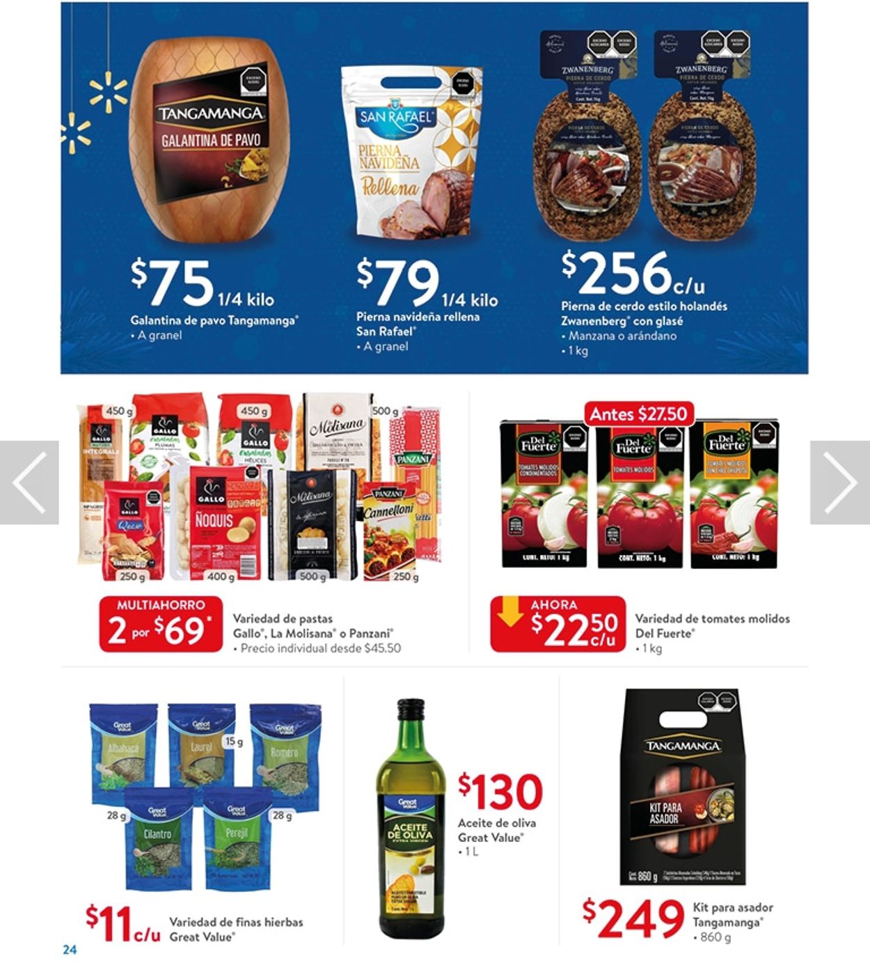 Walmart navidad navidades festividades navideño Natividad 2021 Folleto - 22.11-16.12.2021 (Página 24)