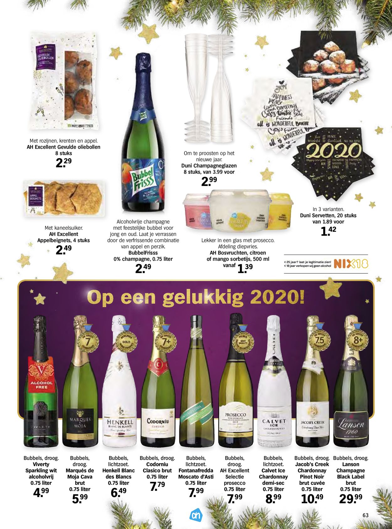 Albert Heijn kerstaanbieding 2019 Folder - 06.12-31.12.2019 (Pagina 63)