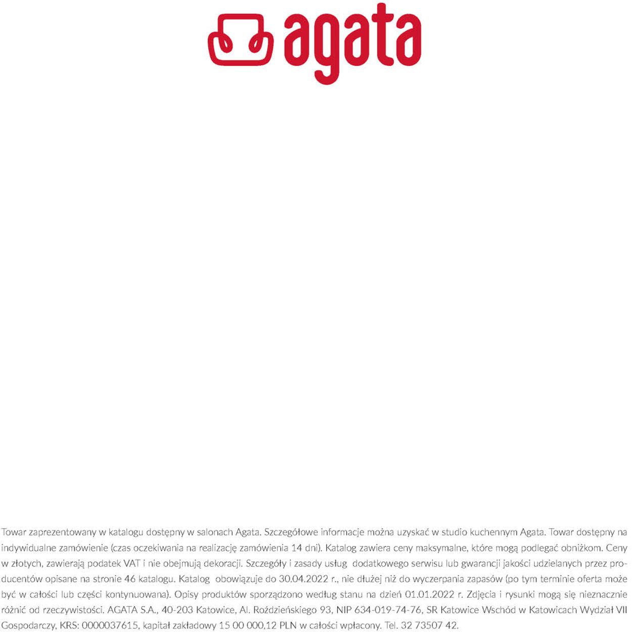 Gazetka promocyjna Agata Meble - 09.03-30.04.2022 (Strona 47)
