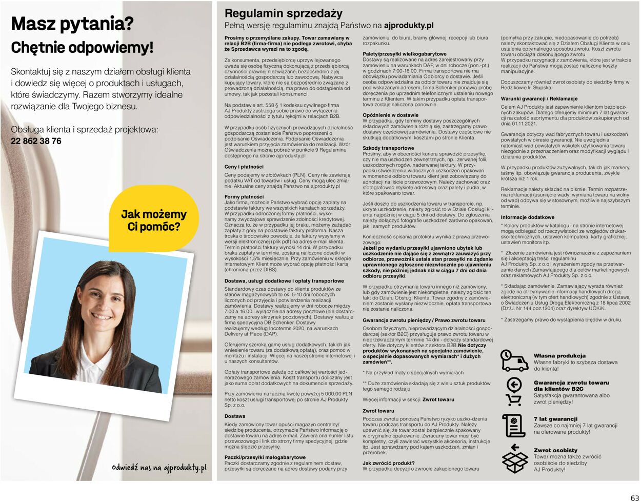 Gazetka promocyjna AJ Produkty - 18.10-31.12.2022 (Strona 63)
