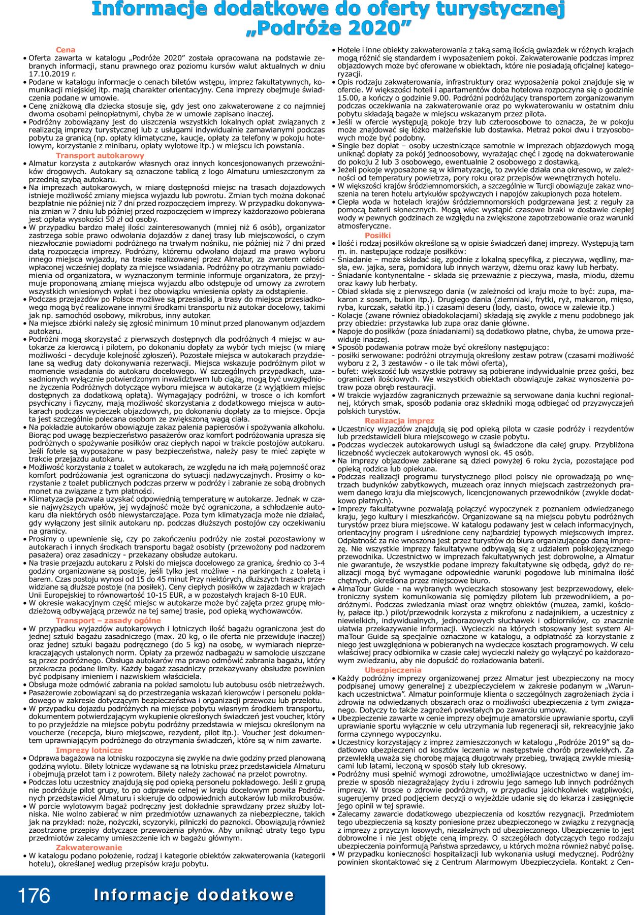Gazetka promocyjna Almatur - 19.06-31.12.2020 (Strona 176)