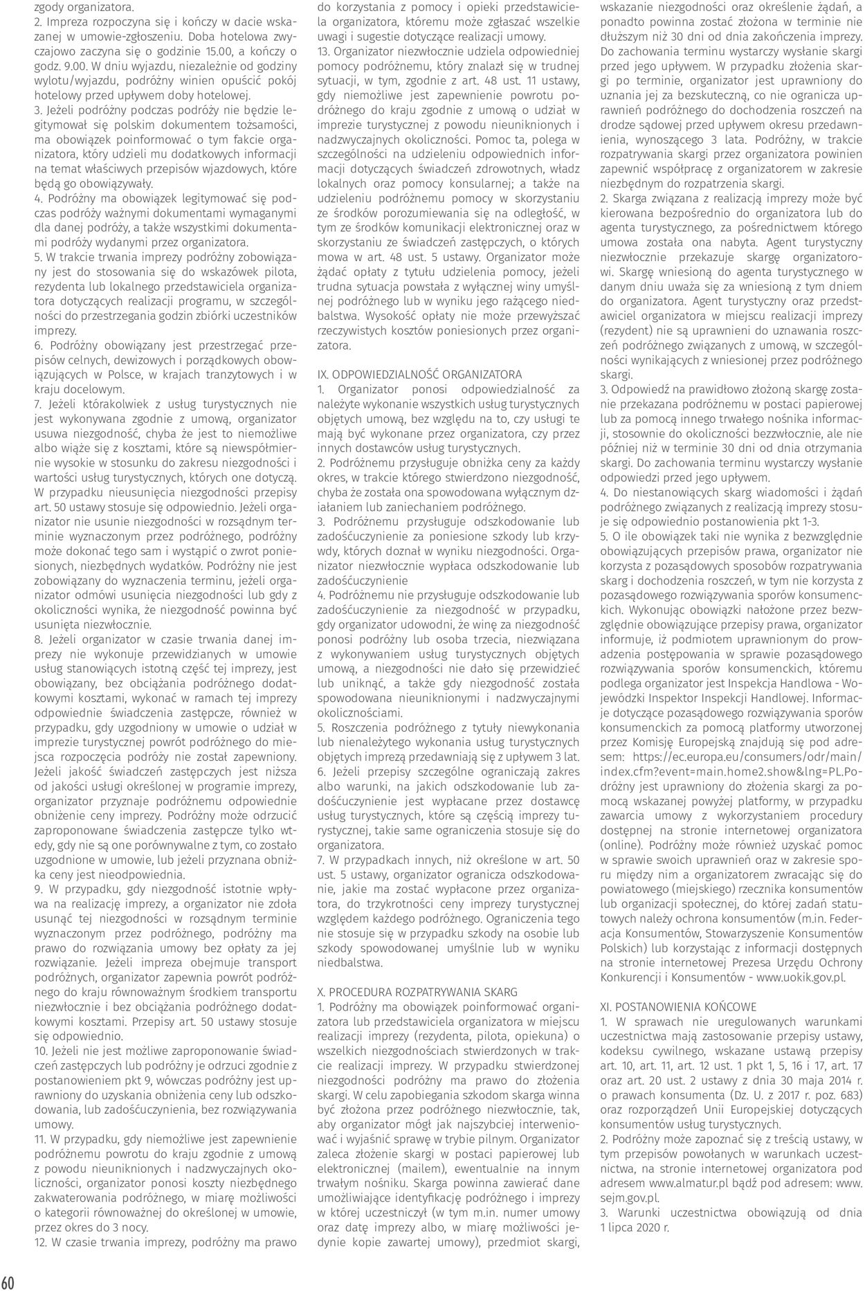 Gazetka promocyjna Almatur - 01.12-28.02.2021 (Strona 60)