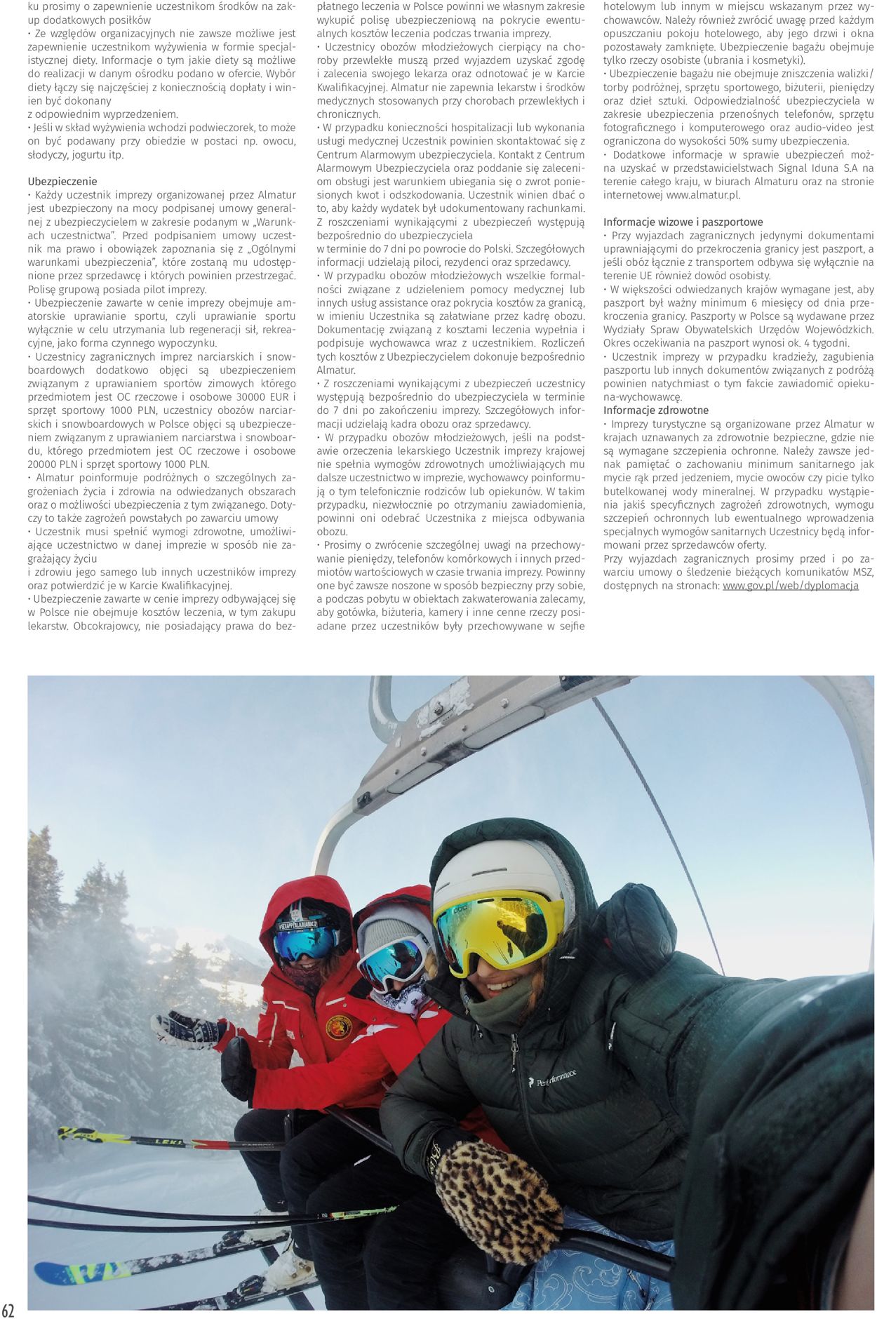 Gazetka promocyjna Almatur - 01.12-28.02.2021 (Strona 62)