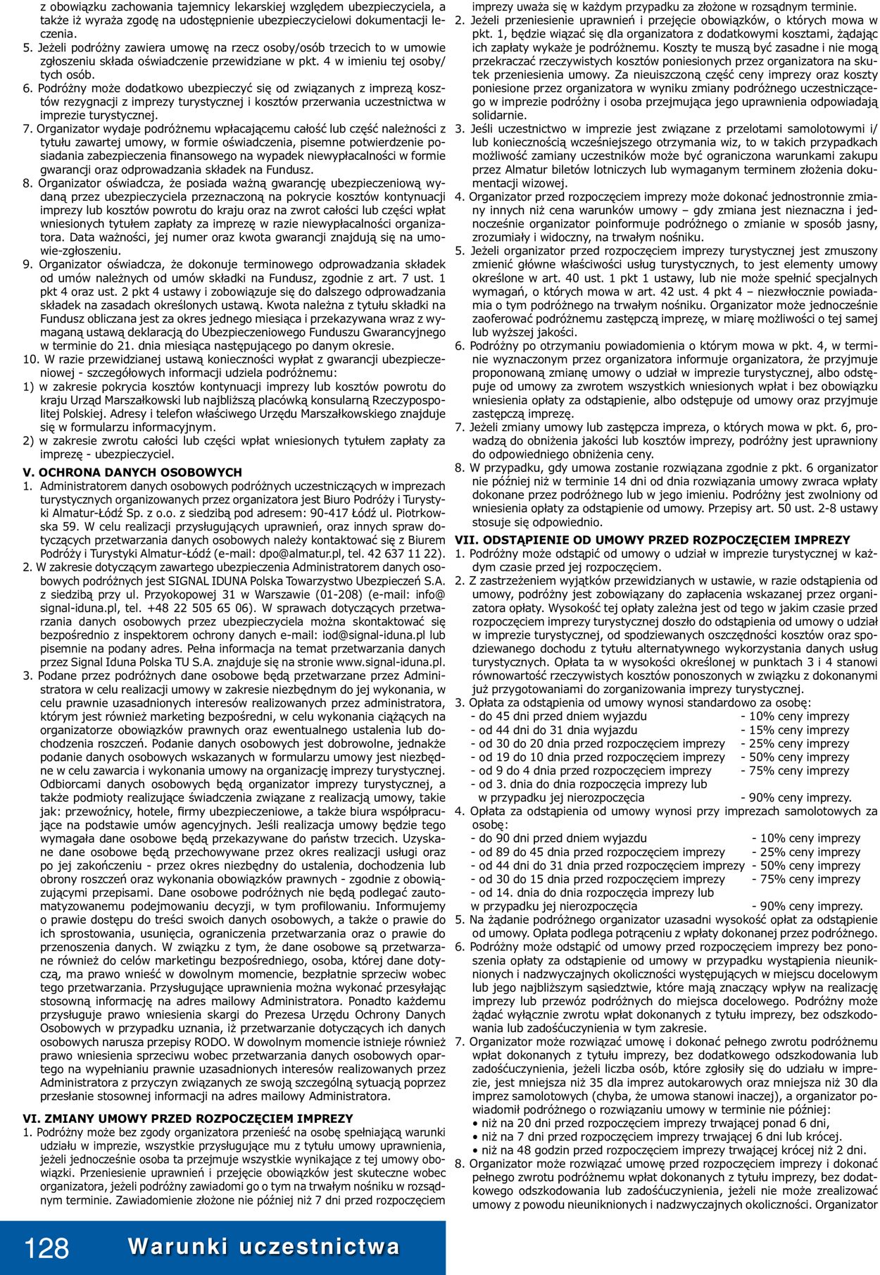 Gazetka promocyjna Almatur - 01.01-31.12.2021 (Strona 128)