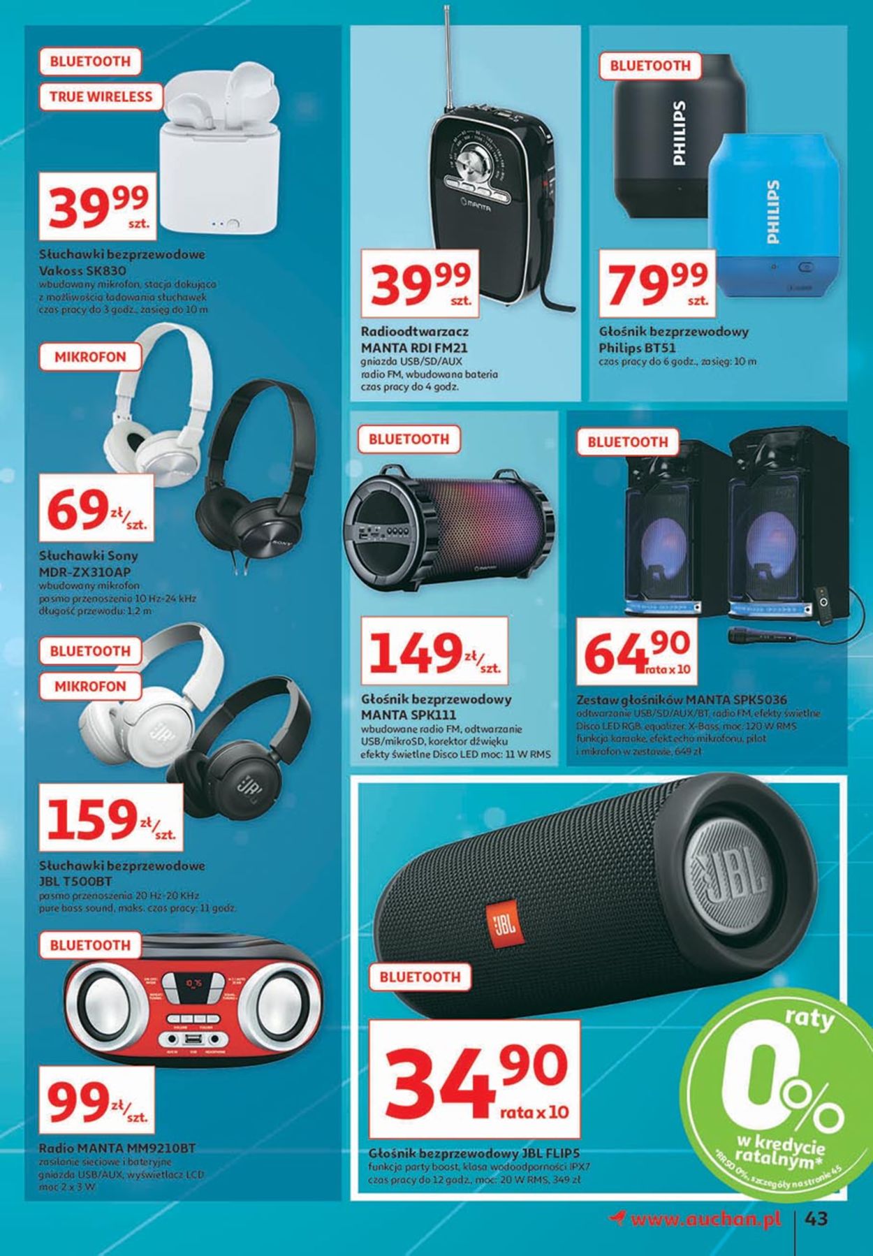 Gazetka promocyjna Auchan - 07.05-13.05.2020 (Strona 43)