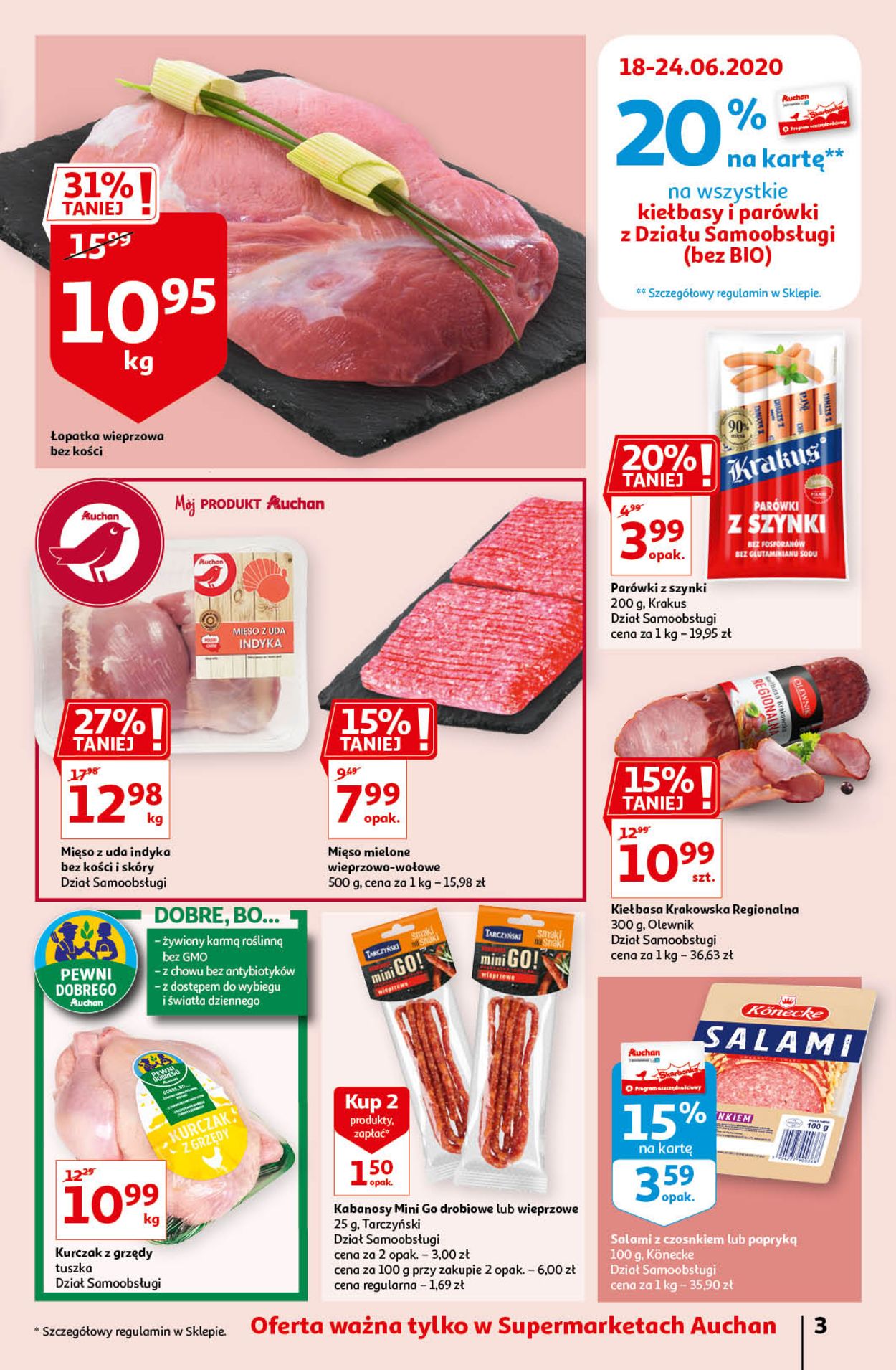 Gazetka promocyjna Auchan - 18.06-24.06.2020 (Strona 3)