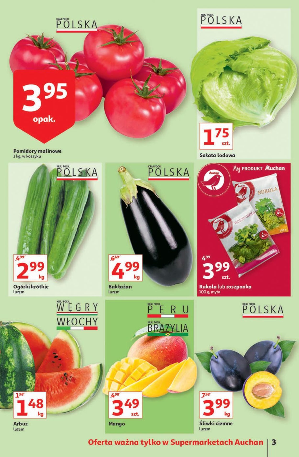Gazetka promocyjna Auchan - 06.08-12.08.2020 (Strona 3)